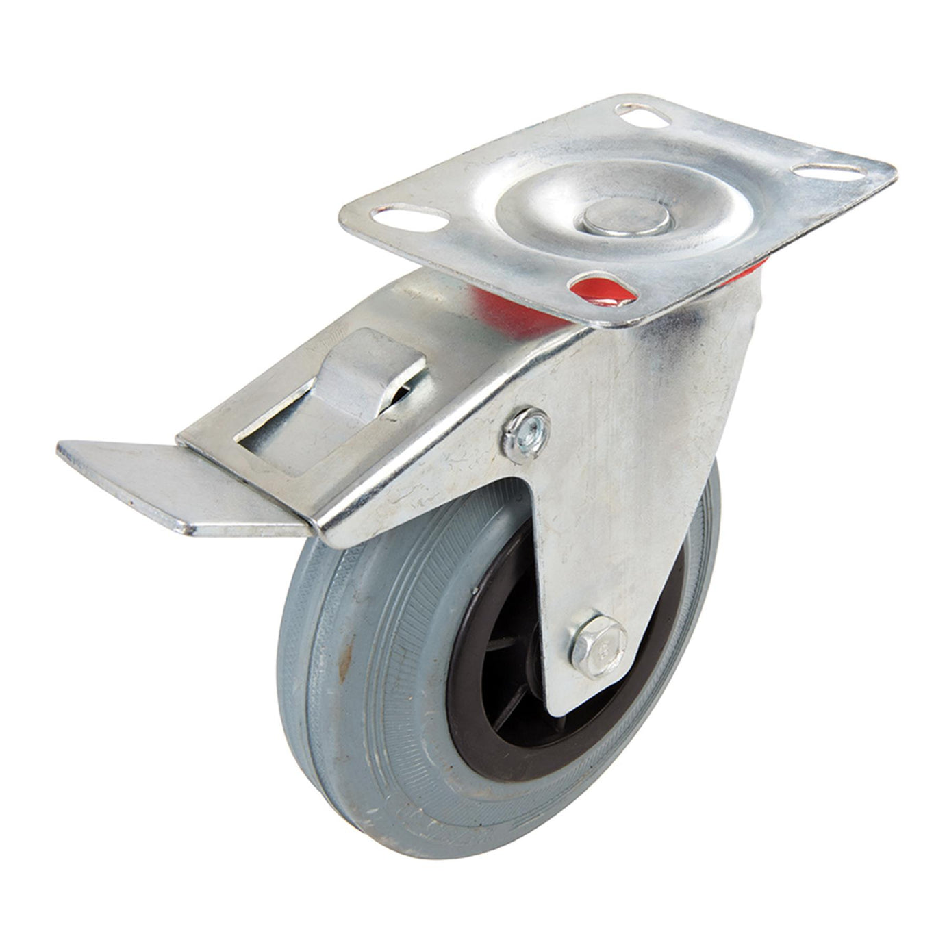 Heavy Duty Swivel Rubber Castor Caster Wheels Cart Wheel 125mm 8 PC