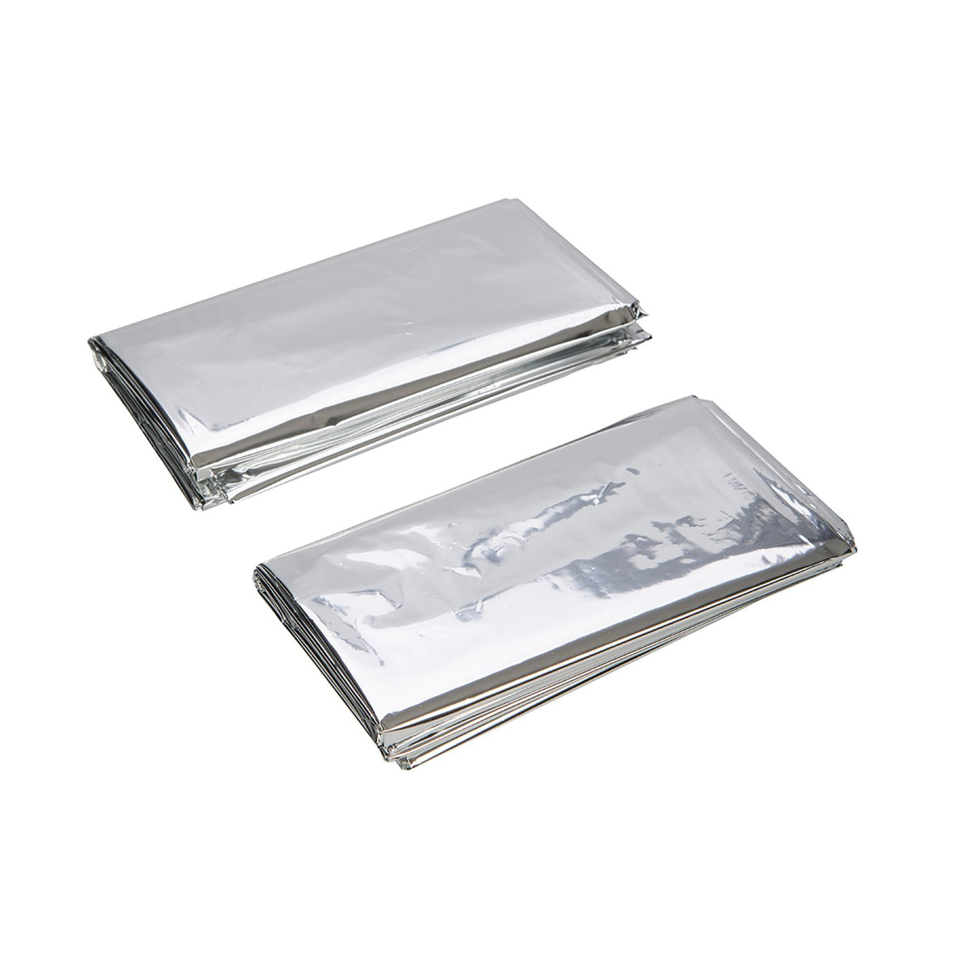 Emergency Foil Blankets 1M x 2M Pack of 2 Protection In All Weather Conditions