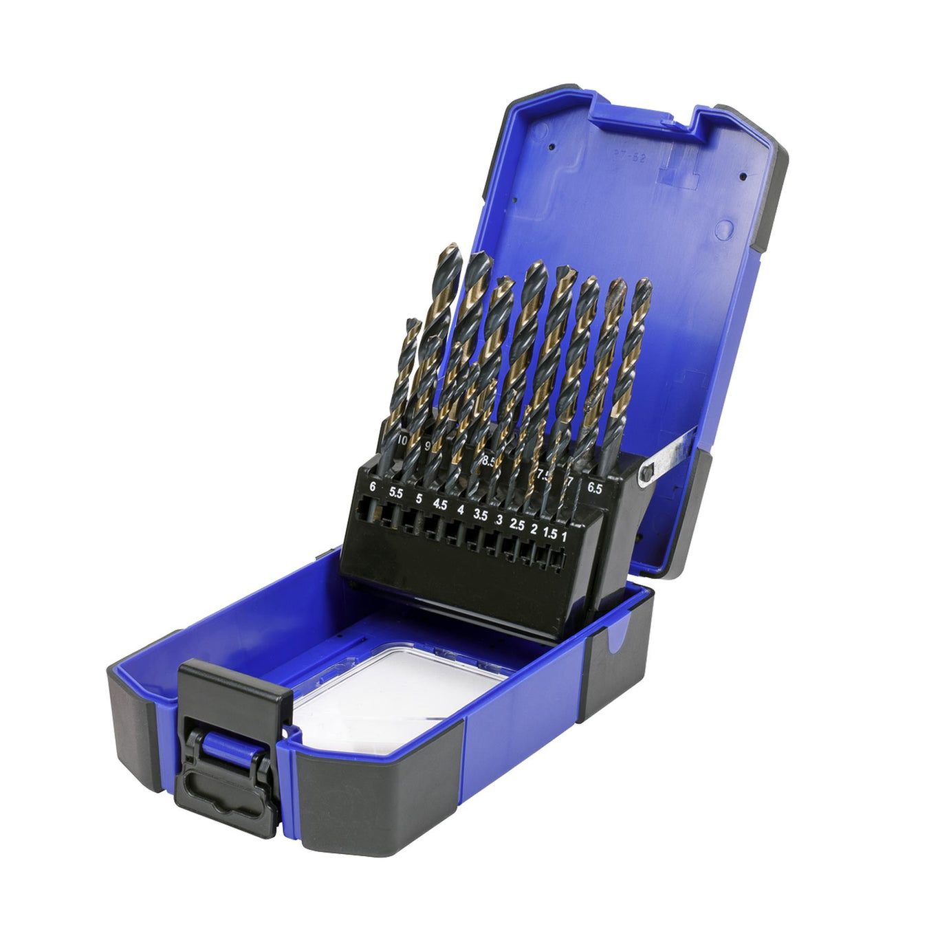 Sealey 19pc Drill Bit Set HSS Tri Point Ø1-10mm Steel Wood Plastic AK4705