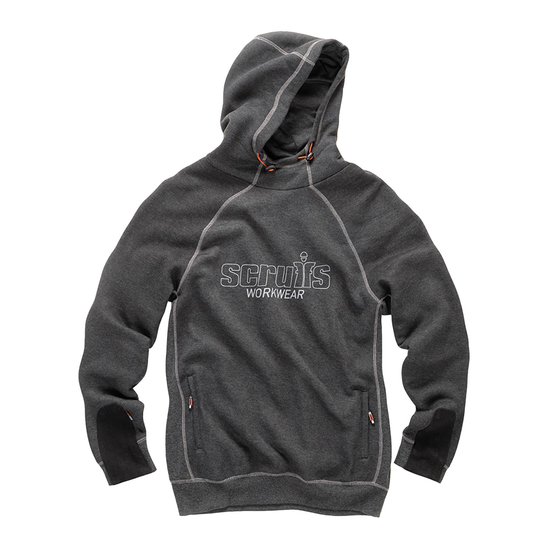 Scruffs Trade Hoodie Graphite L Zipped Pockets