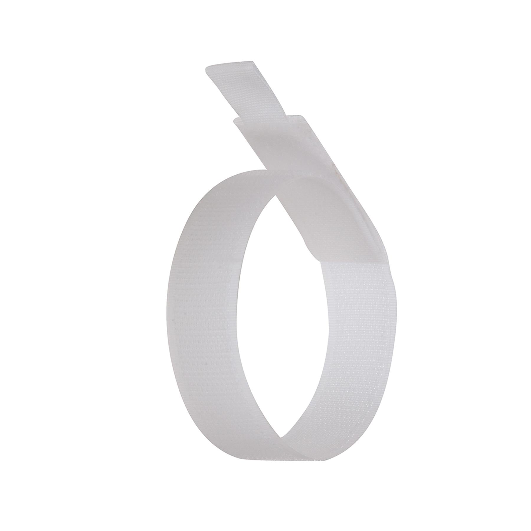 Hook and Loop 150mm White Nylon strap strapping Cable Ties with buckle Band luggage Strap