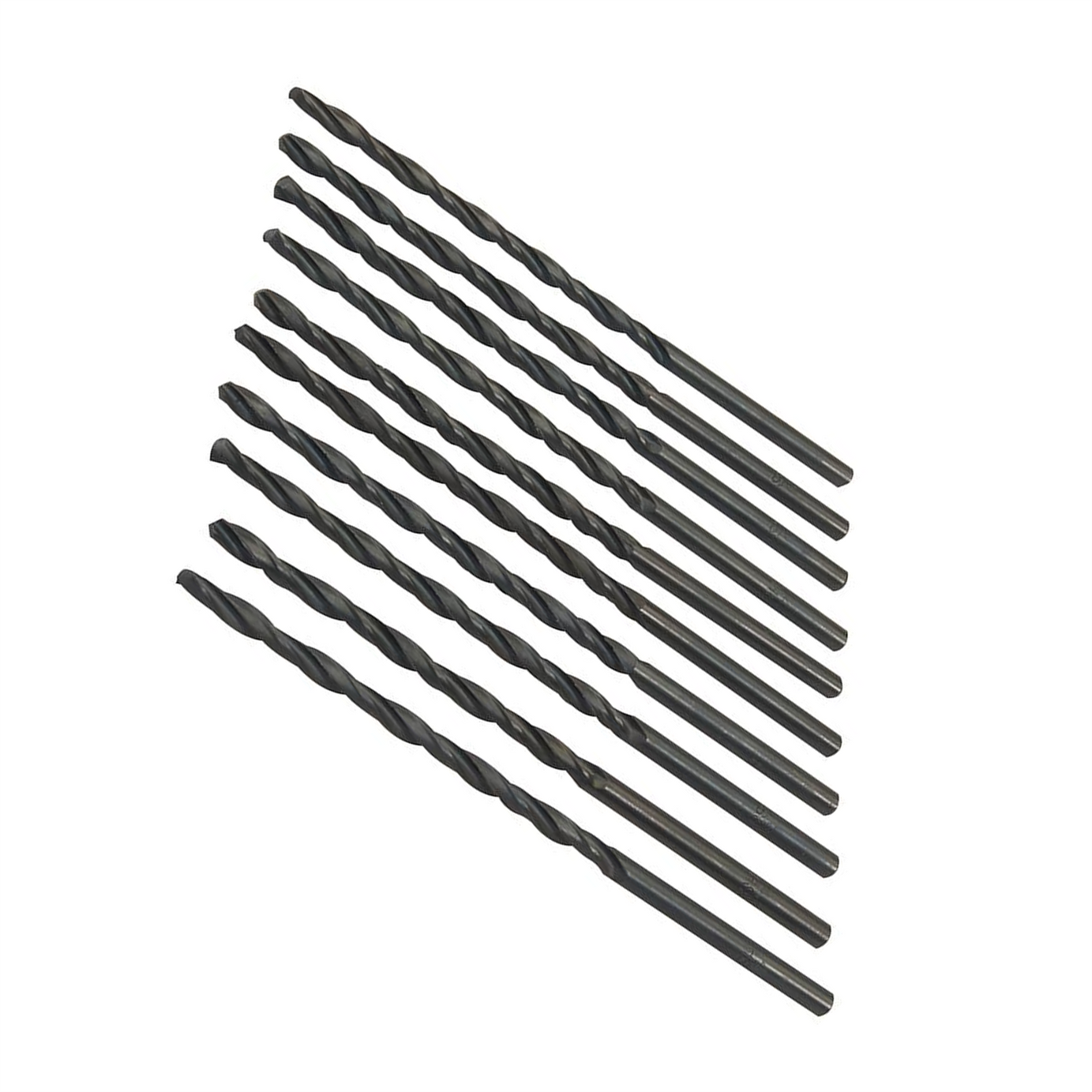 Long HSS Metric Jobber Drill Bits 4.5 x 126mm Metal Steel Wood Plastic 10pk