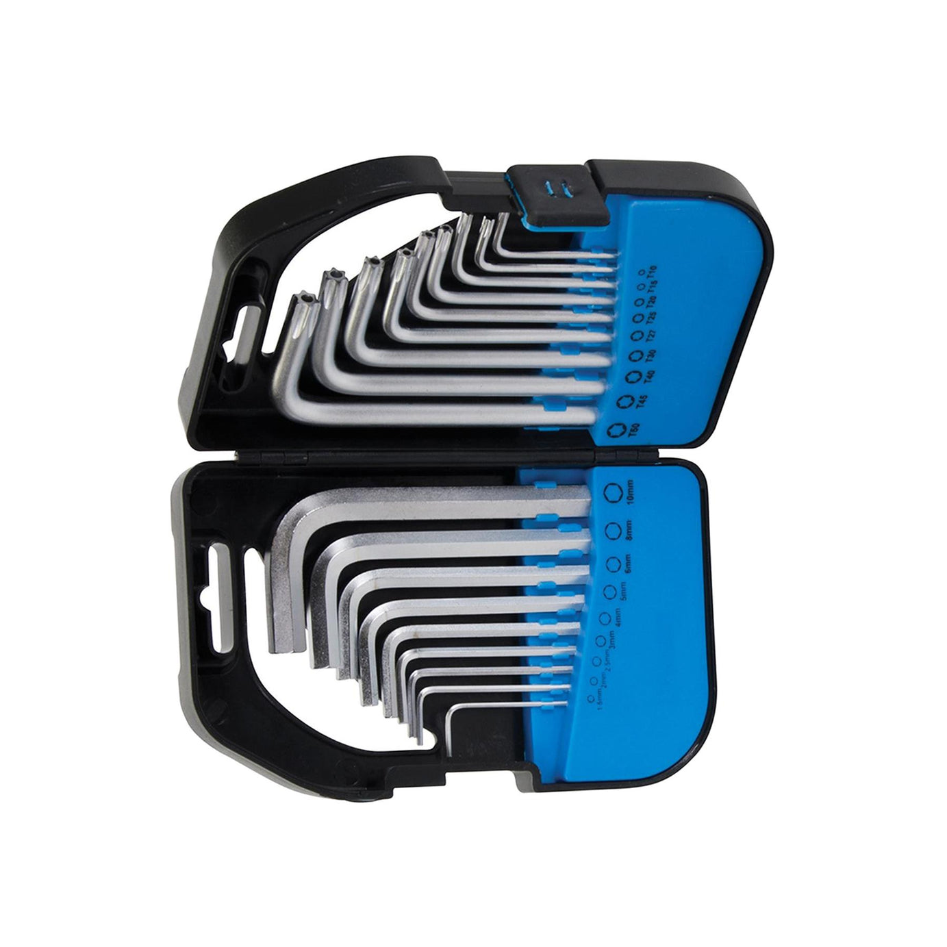 18Pce Hex/Torx Key Set Mechanical Engineering Garage Mechanic Automotive