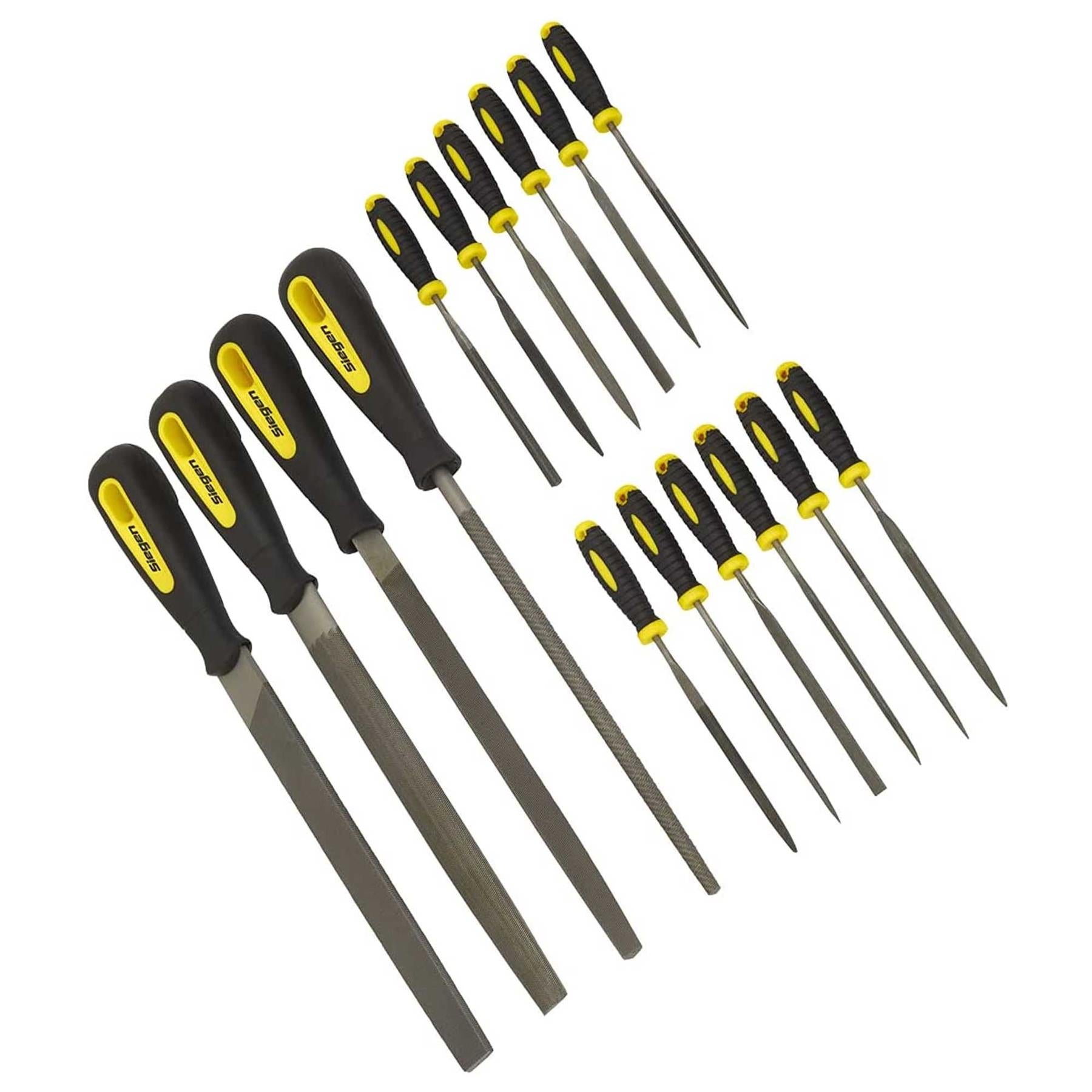 Sealey File Set 16pc Engineer's & Needle