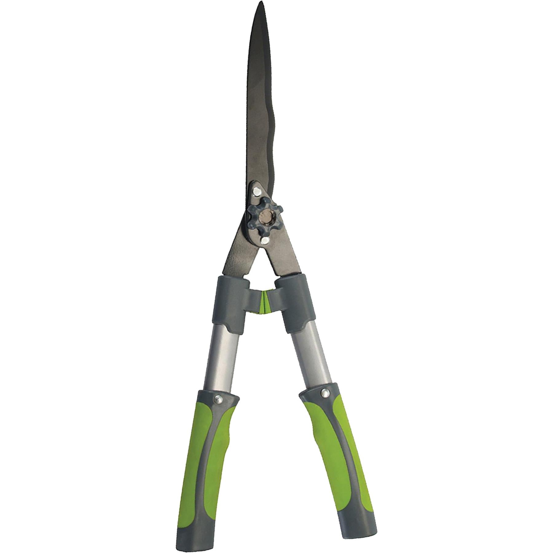 Hedge Shears 565mm Gardening Hand Tool Rubber-Coated Plastic Handle W/ Bumper