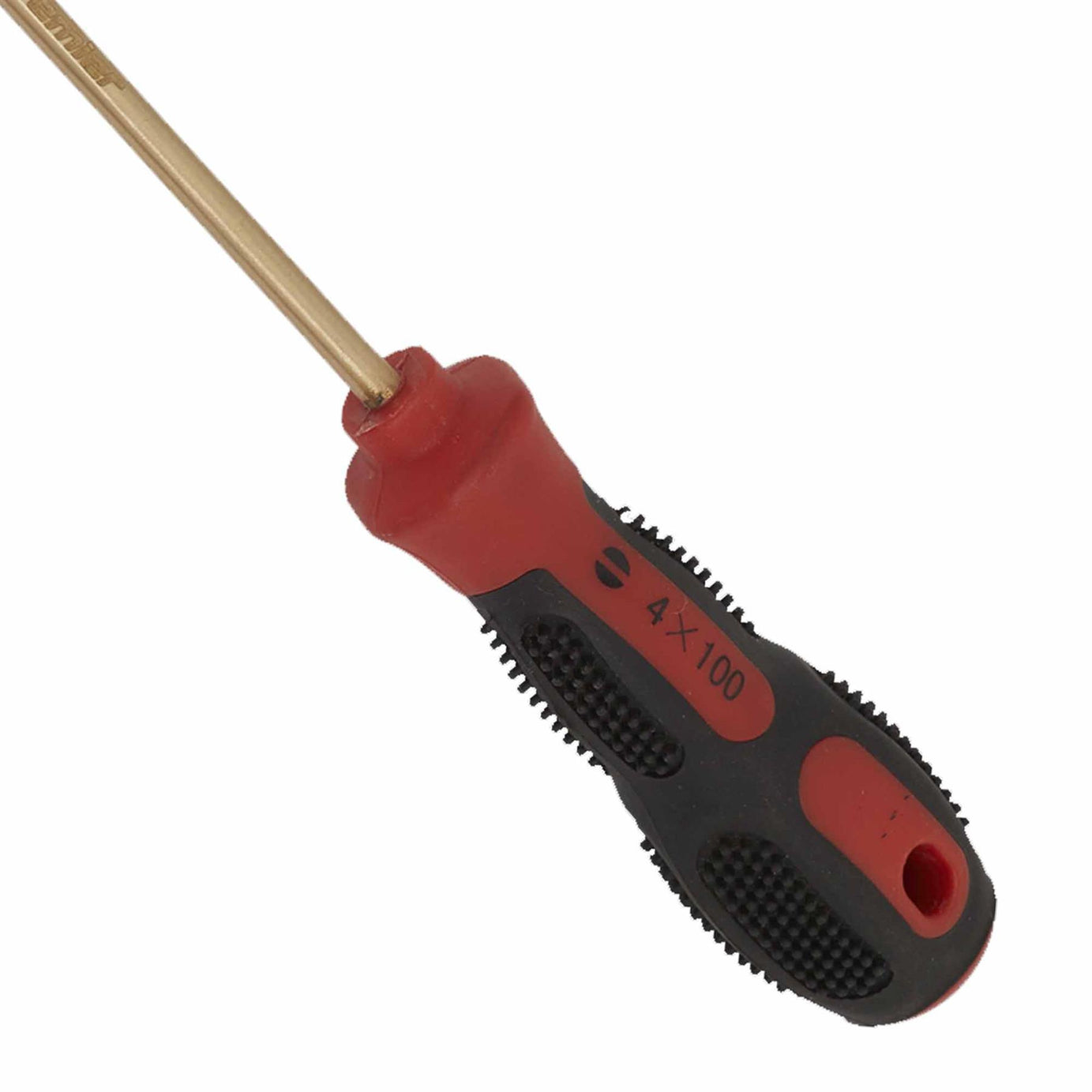 Screwdriver Slotted 4 x 100mm - Non-Sparking. NS093 Sealey