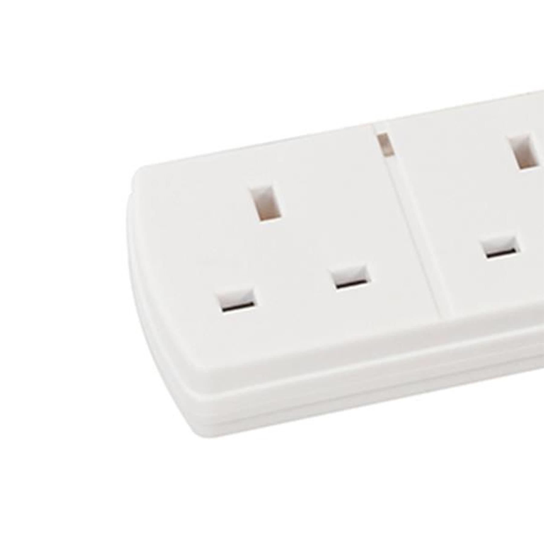 High quality Plug & Sockets Extension Lead with Neon Indicator 240V 4Gang 5m