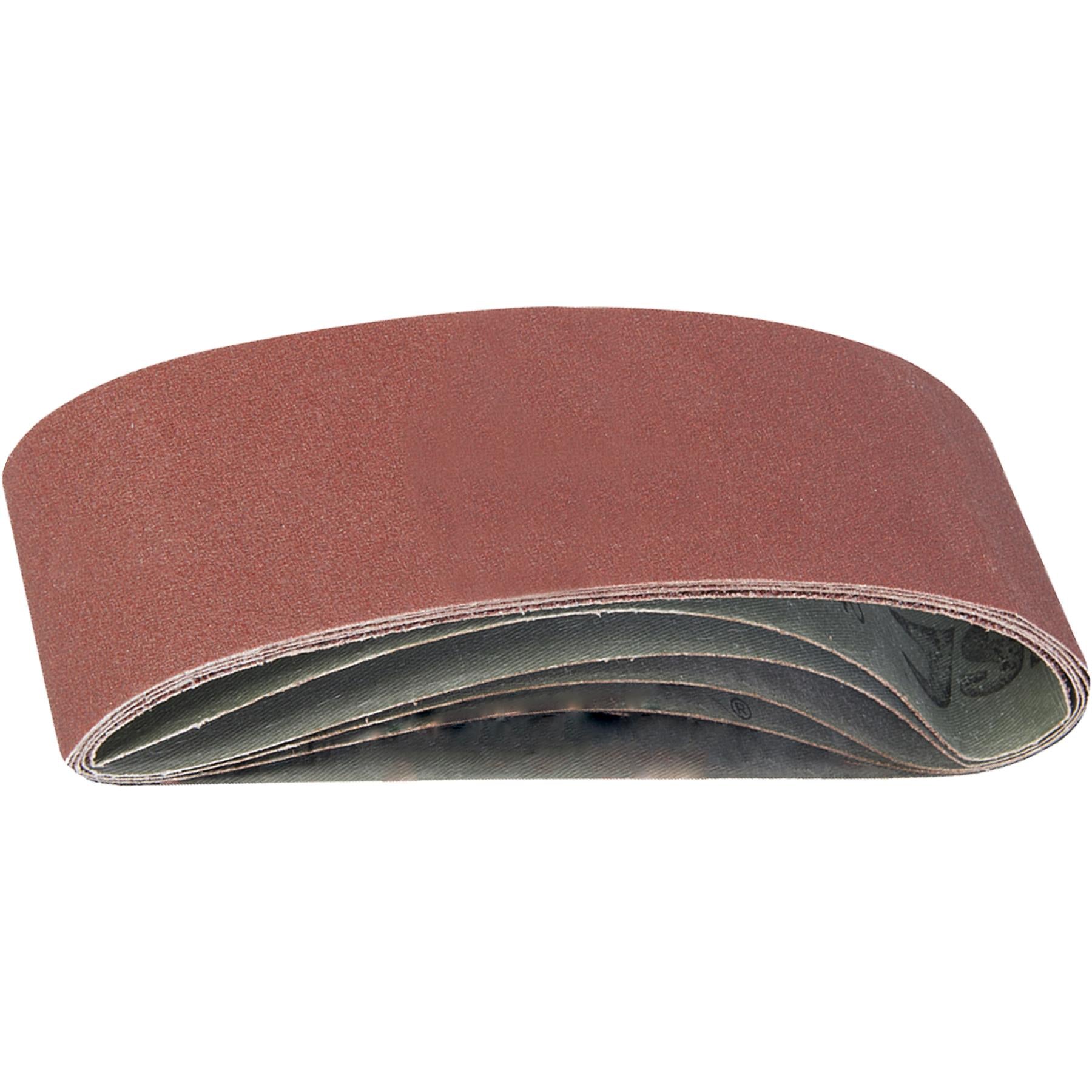 5 Assorted Grade 75mm X 533mm 40 80 120 Grit Electric Belt Sander Sanding Belts