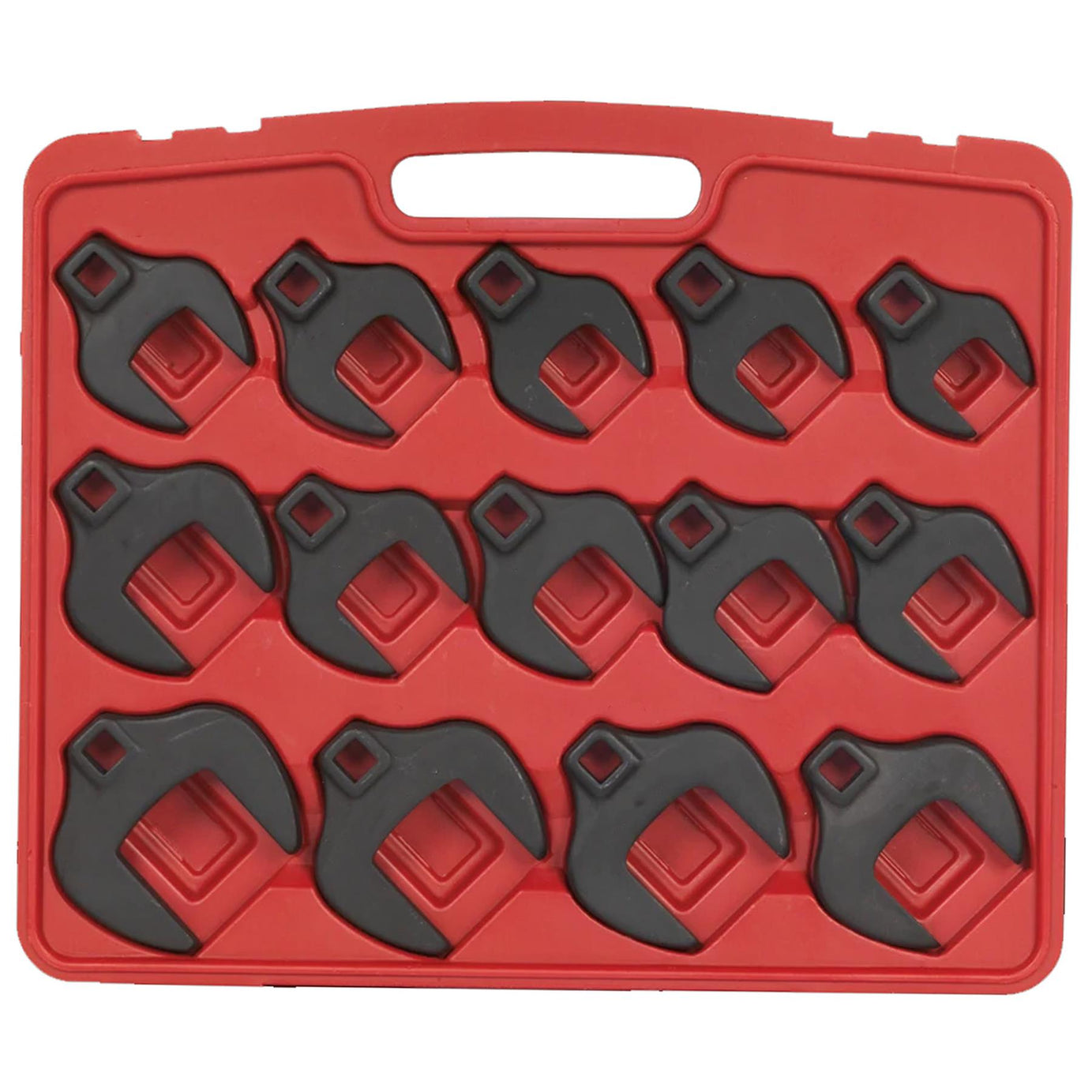 Sealey Crow's Foot Spanner Set 14pc 1/2"Sq Drive Metric