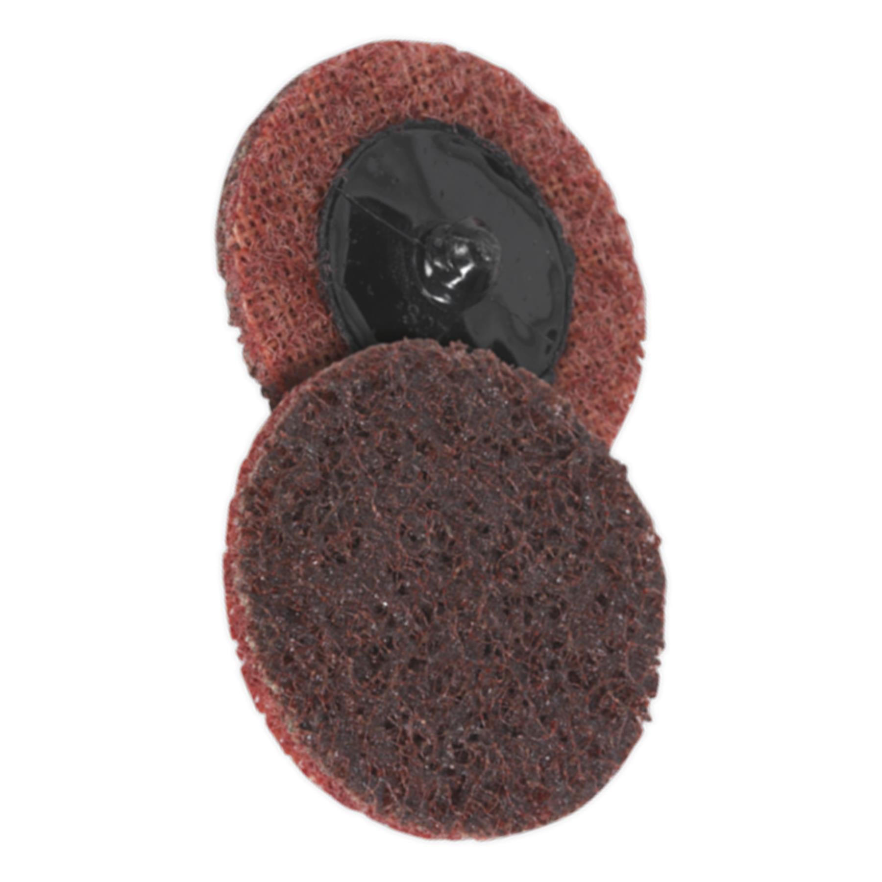 Sealey Quick-Change Preparation Pad 50mm Medium Pack of 10