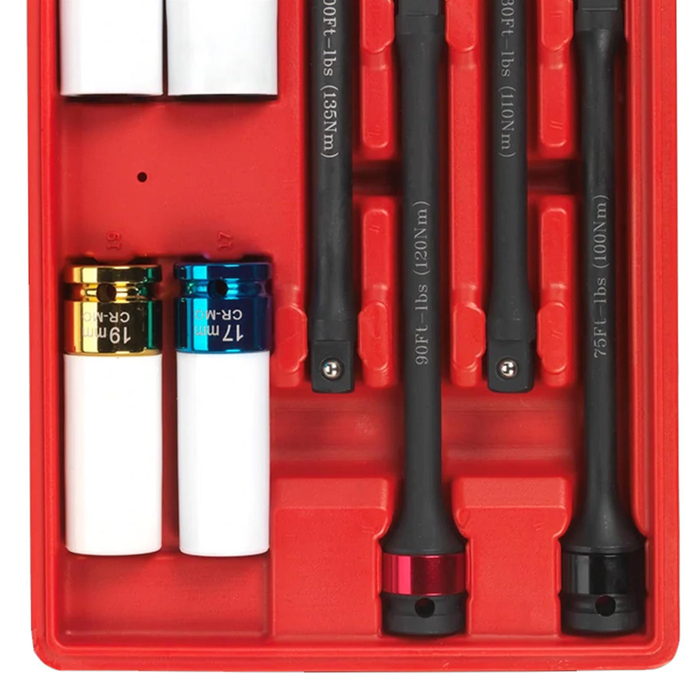 Sealey Torque Stick & Alloy Wheel Impact Socket Set 8pc 1/2"Sq Dr