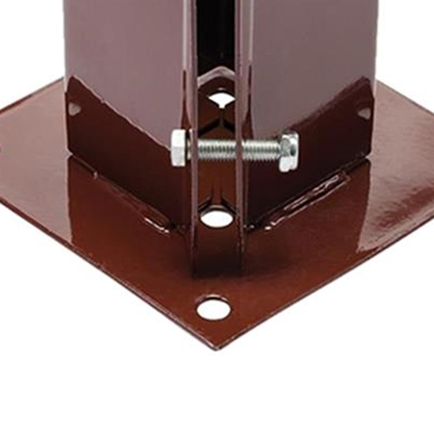 Fence Post Holders / Support - Metal - 3" Bolt Down 75 mm Like Metpost Bolt Grip 10PC