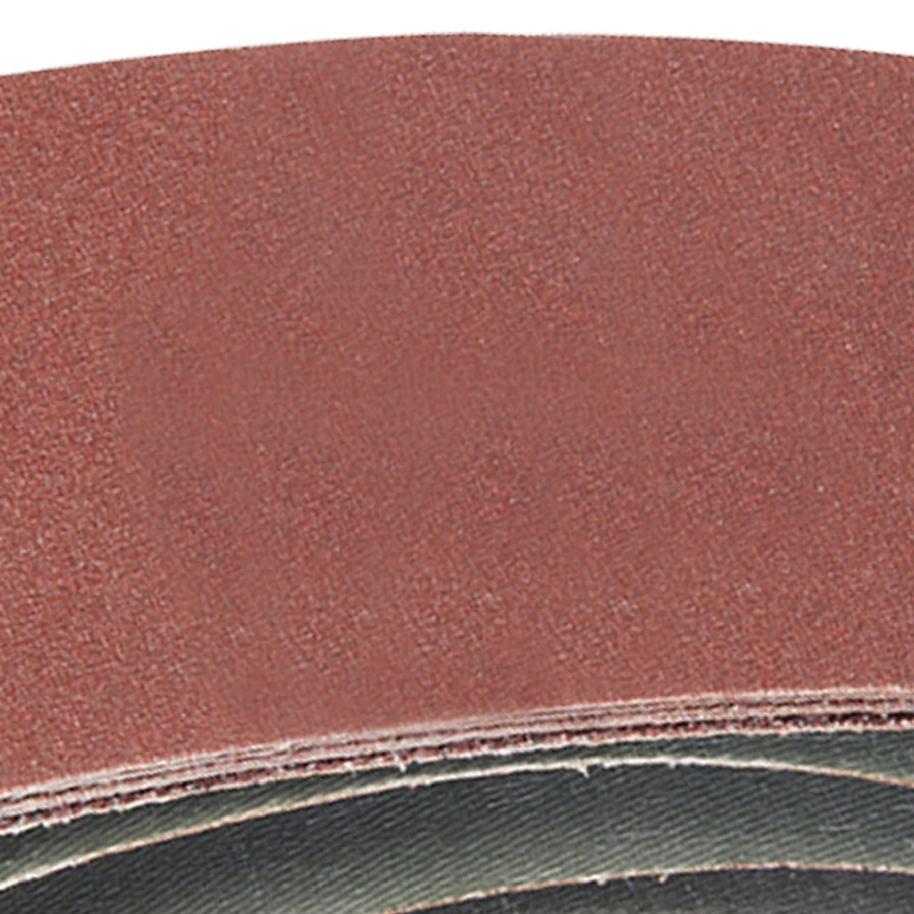 5 Assorted Grade 75mm X 533mm 40 80 120 Grit Electric Belt Sander Sanding Belts