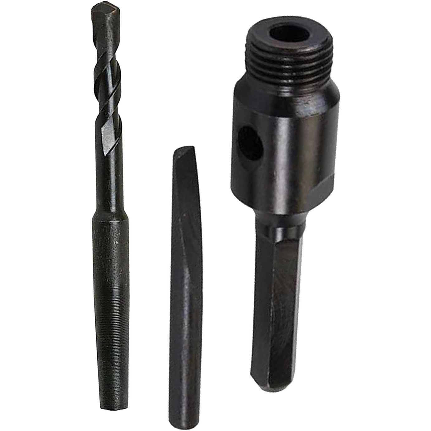 TCT Core Drill Bit 125mm Hole Saw Masonry Stone Brick Hex 125mm Extensions Pilot