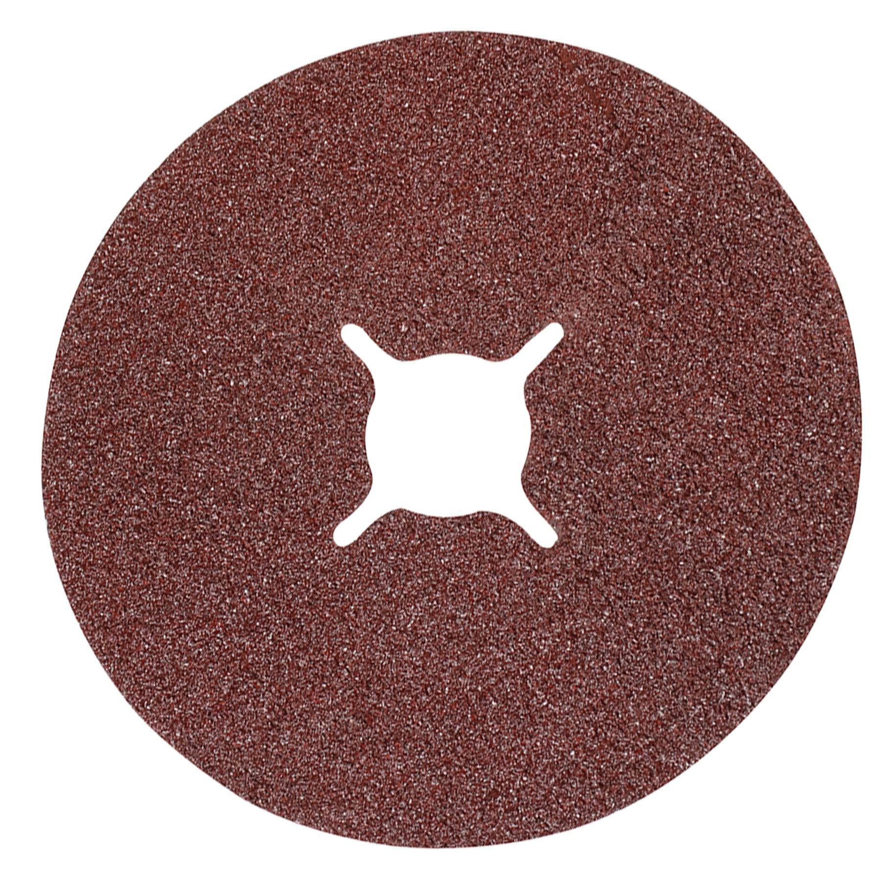 Fibre Sanding Sanding Discs 115 X 22.23mm Grit 36 10Pk Aluminium Oxide Resin