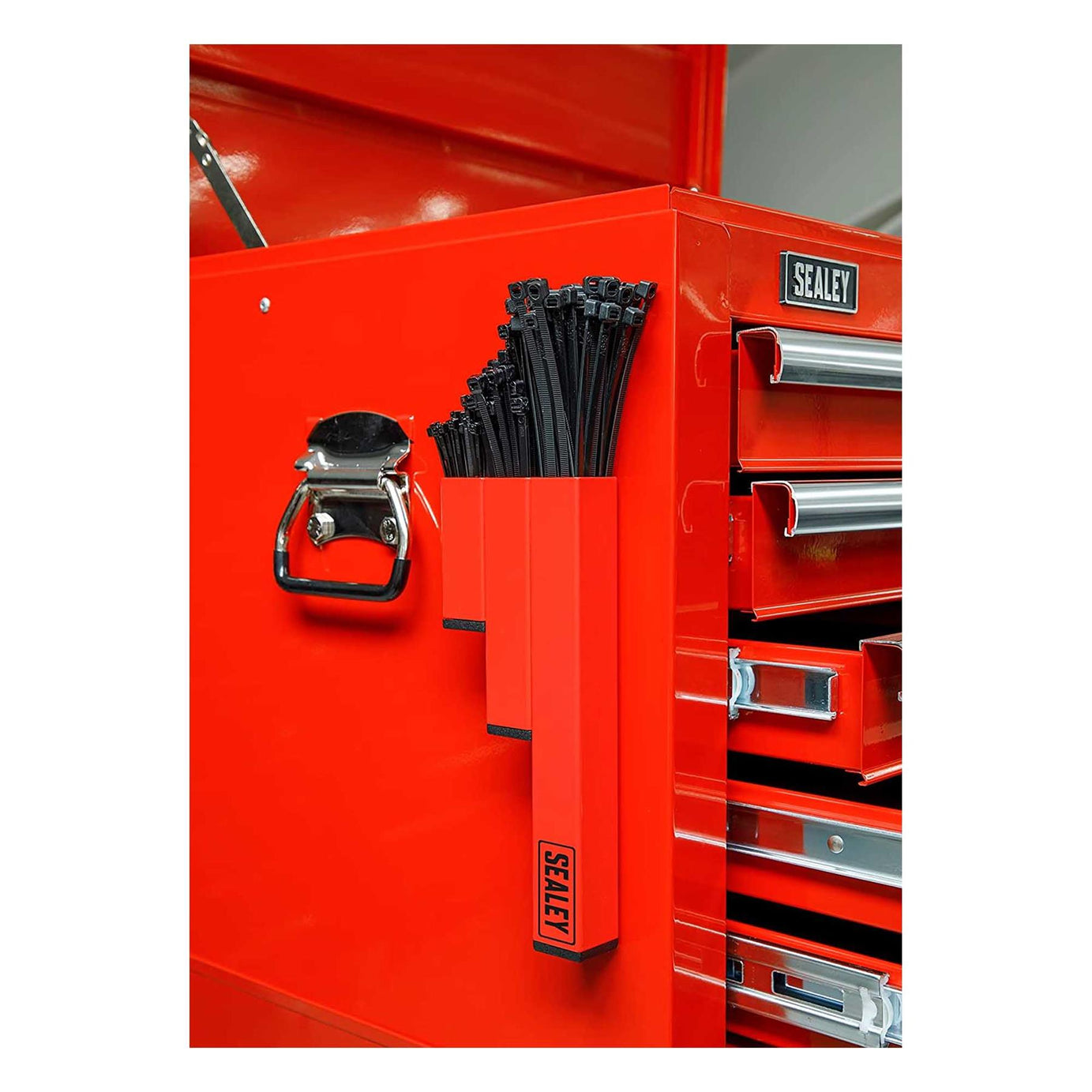 Sealey Magnetic Cable Tie Holder - Red