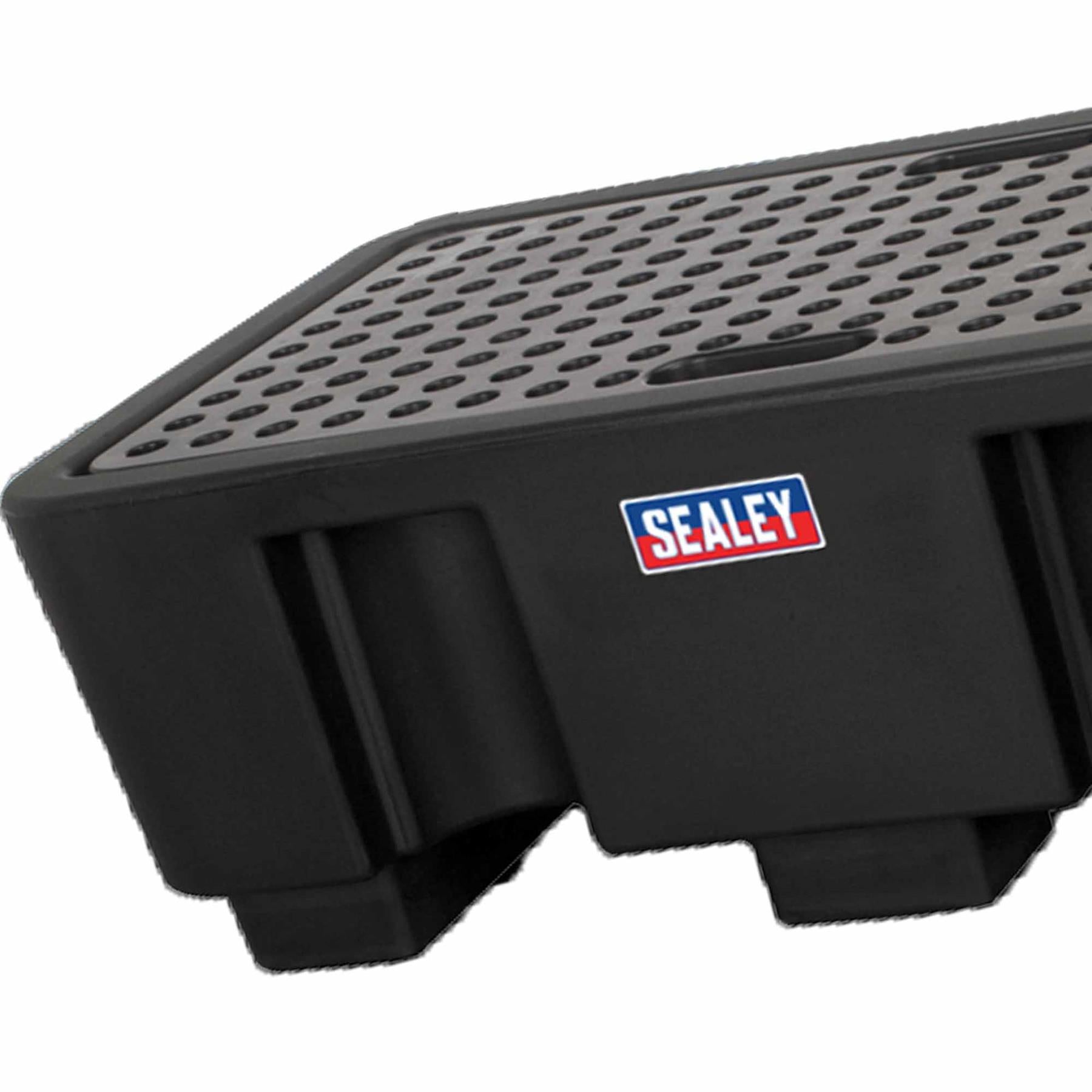 Sealey Barrel Bund Polyethylene 1300 x 750 x 440mm 2 Drum