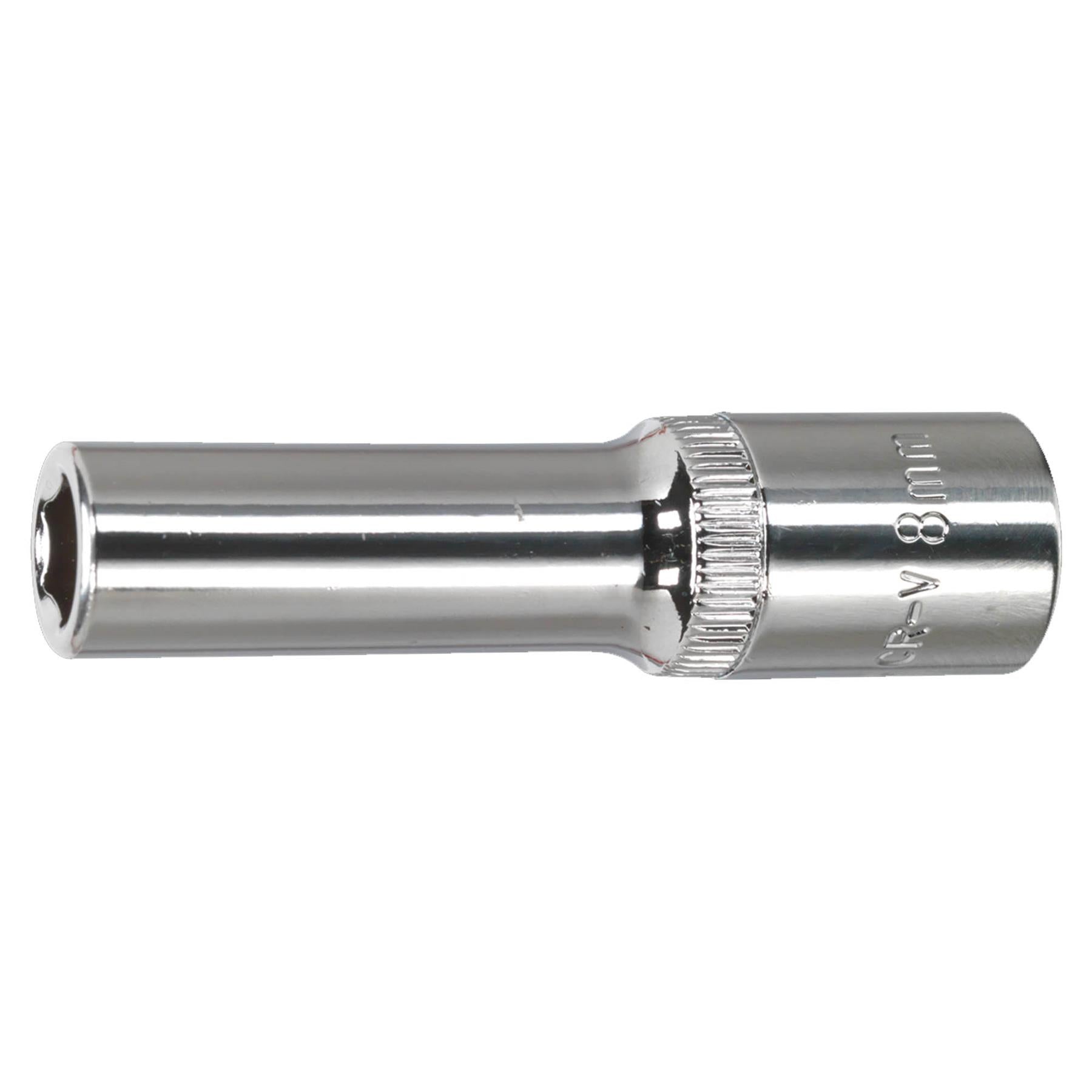 Sealey WallDrive Socket 8mm Deep 3/8"Sq Drive Fully Polished