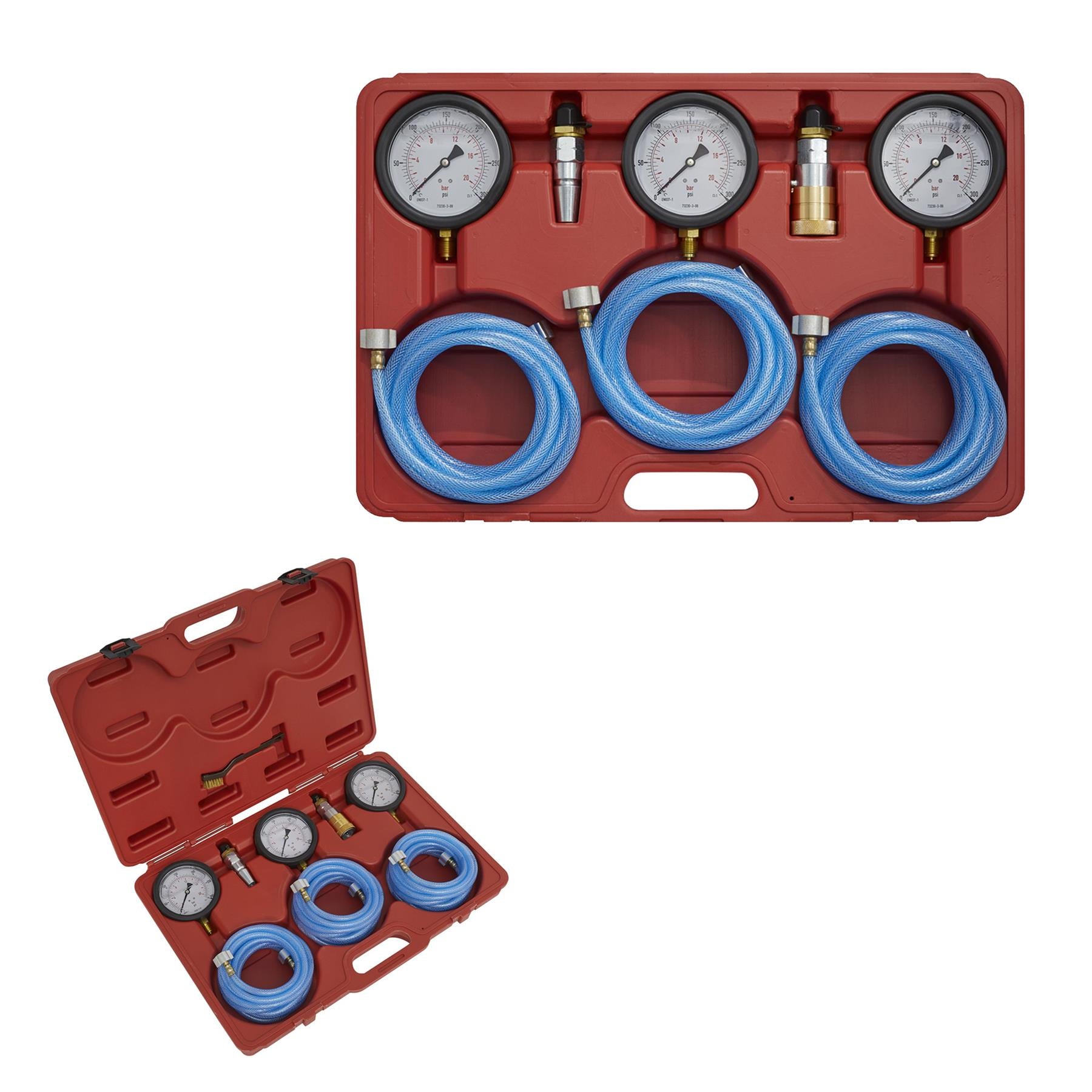 Sealey Air Brake Test Gauge Set - Commercial Quick & Easy Storage Case