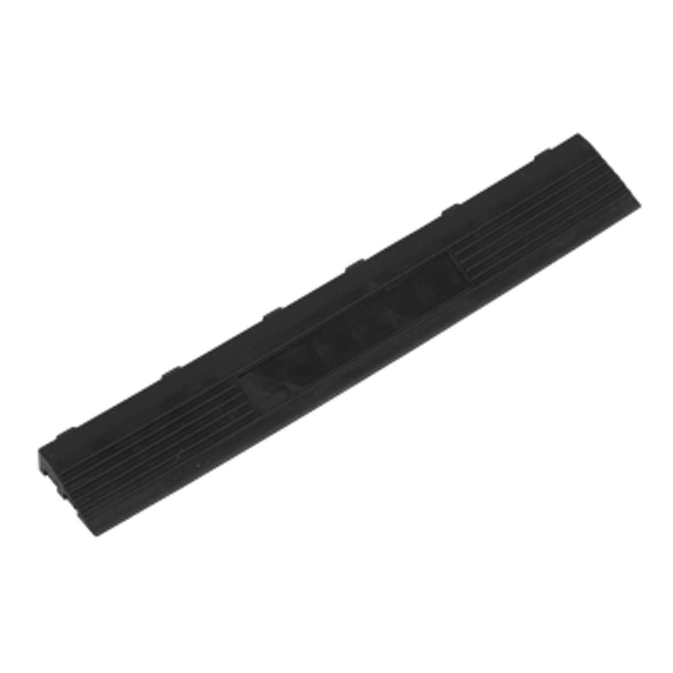 Sealey Polypropylene Floor Tile Edge 400x60mm Black Male-Pack of 6