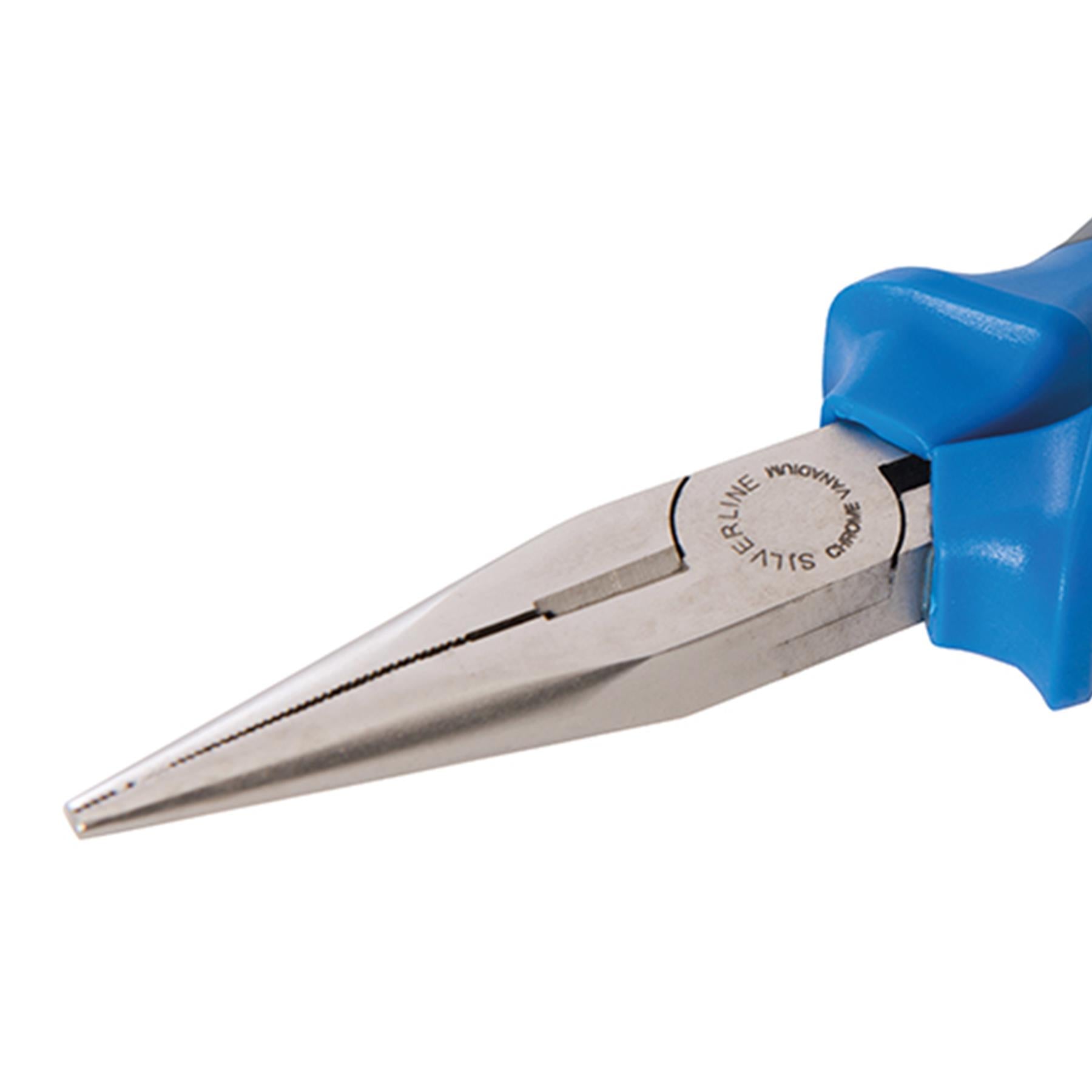 Expert Long Nose Pliers - 200mm Lead Wire Hardend Cutter Electrical DIY