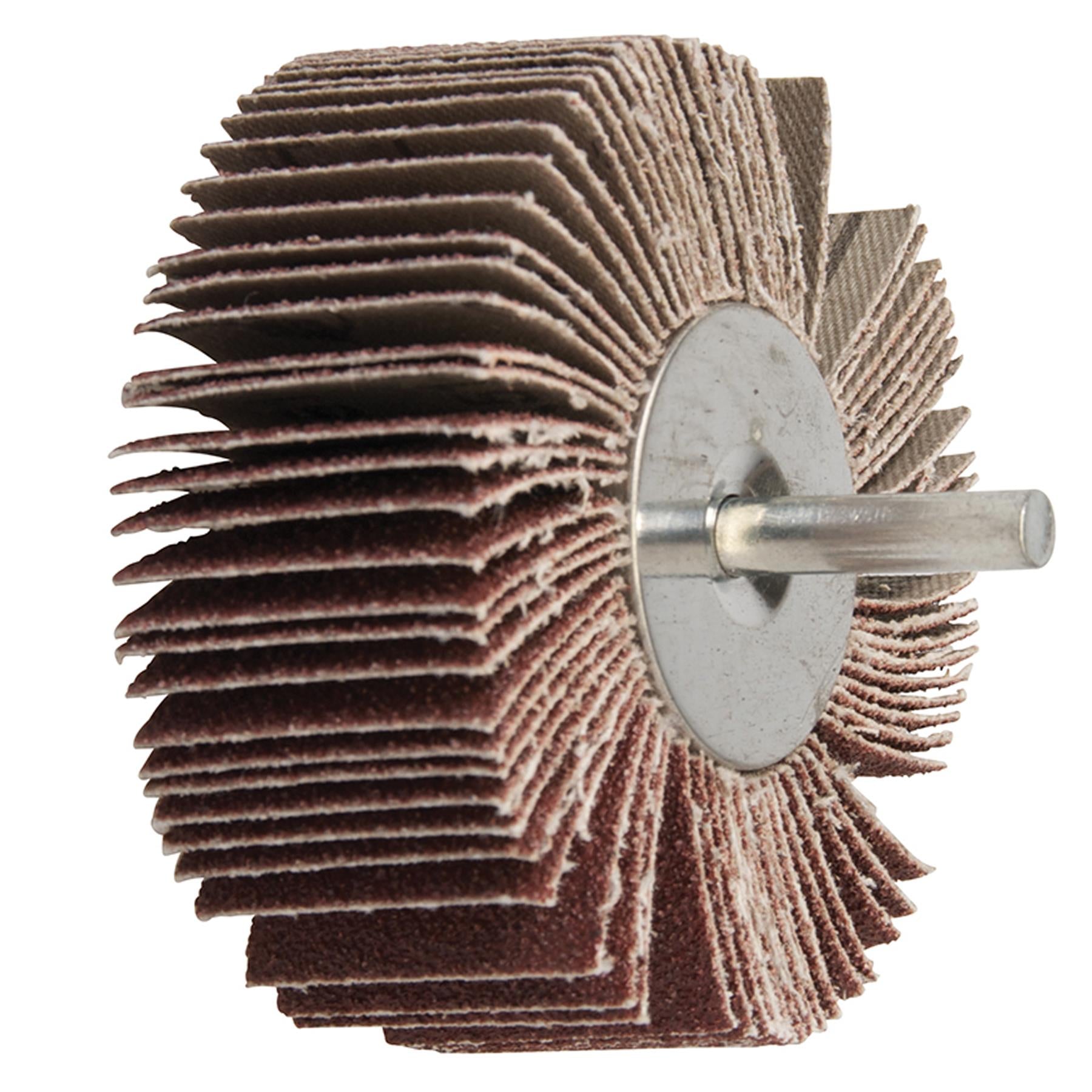 Flap Wheel Power Disc 80mm Sanding Abrasive DIY 40 Grit Brand New Kit