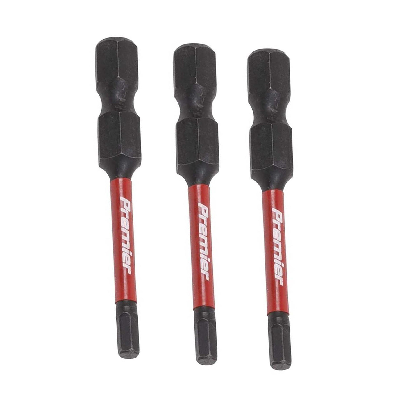Hex 3mm Impact Power Tool Bits 50mm - 3pc
