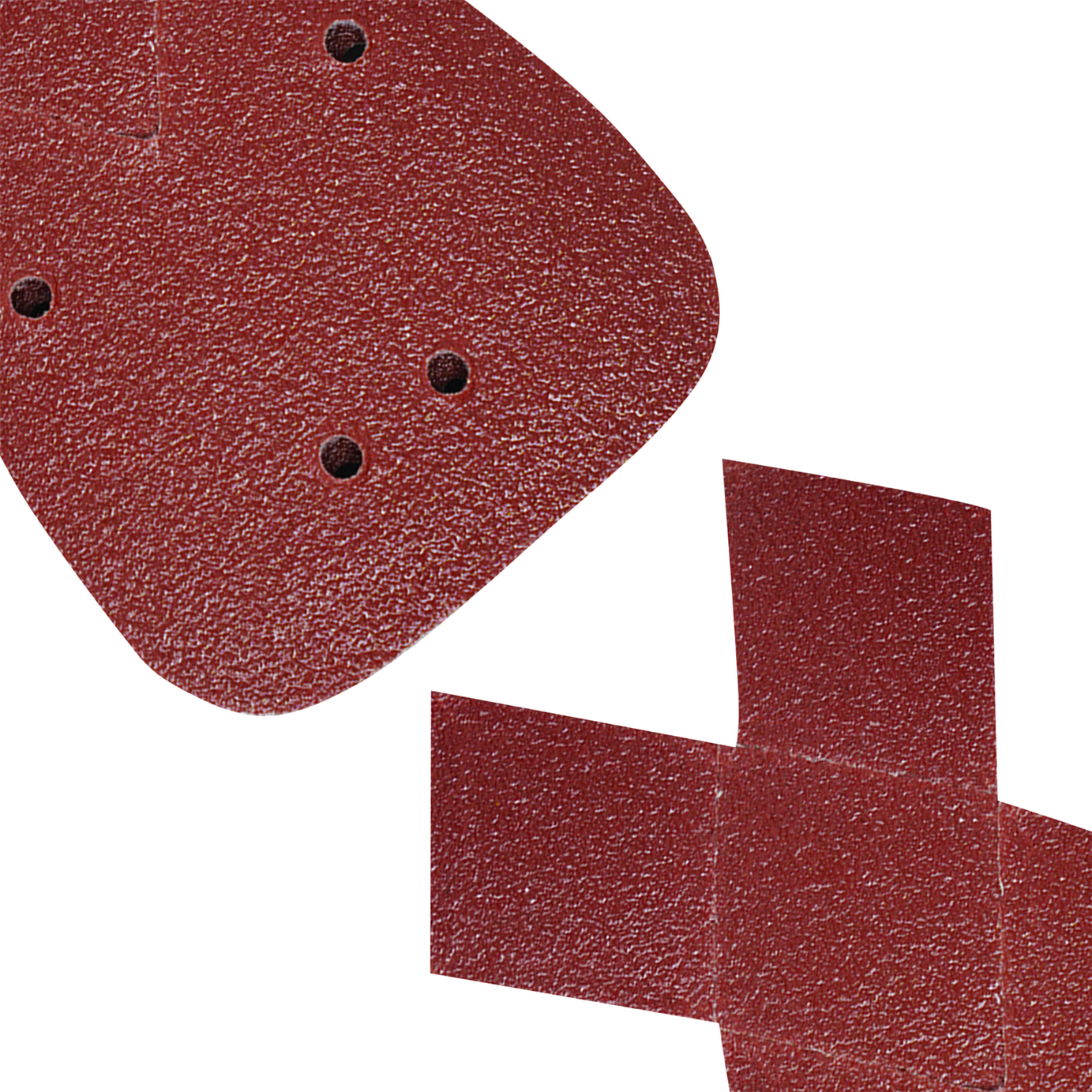 120 Grits Mouse Sanding Sheets Hook & Loop Sander Pads 4-Holes Sand Paper 40Pcs