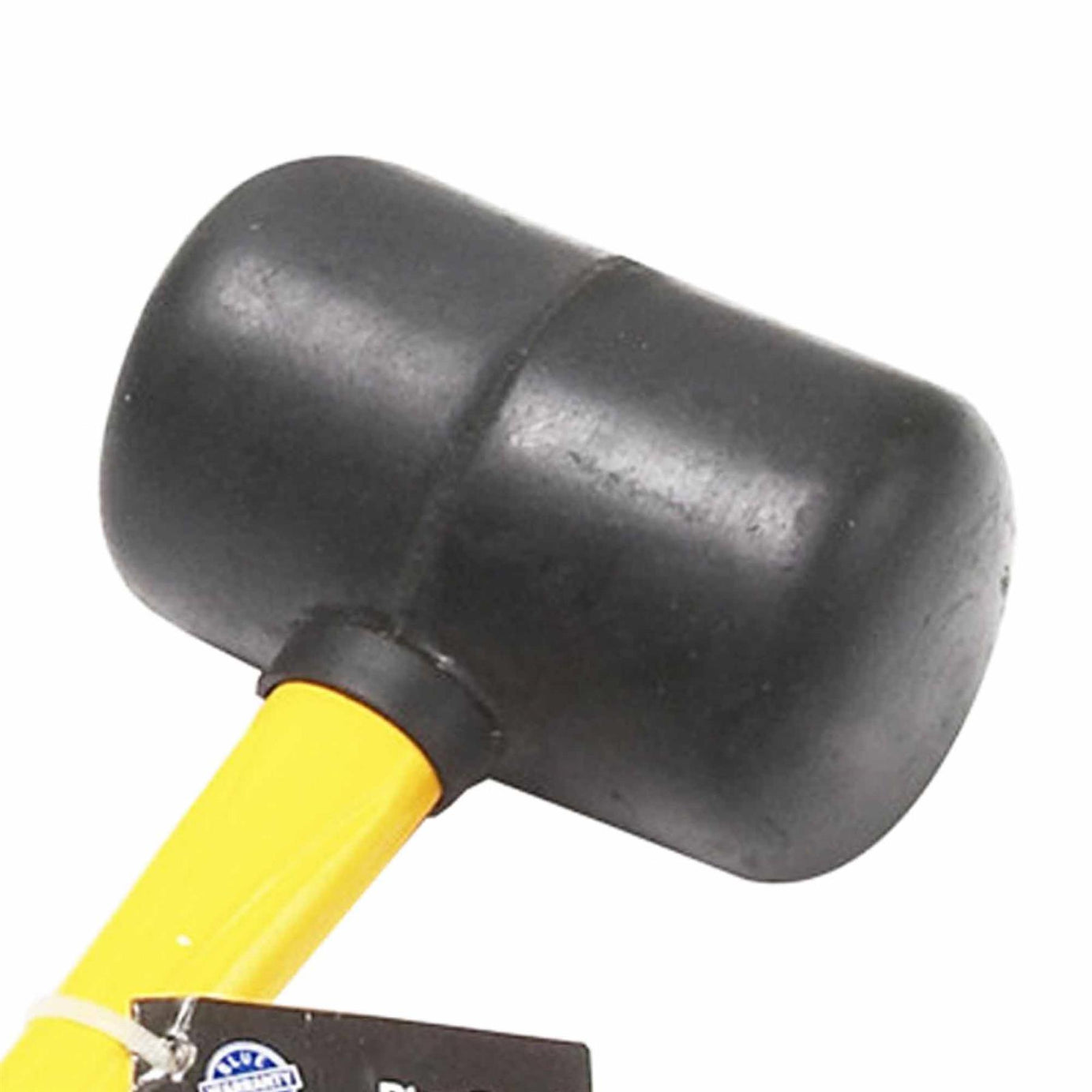 BlueSpot 16oz Rubber Mallet Hammer FIBREGLASS Shaft Grip Handle Camping Tool