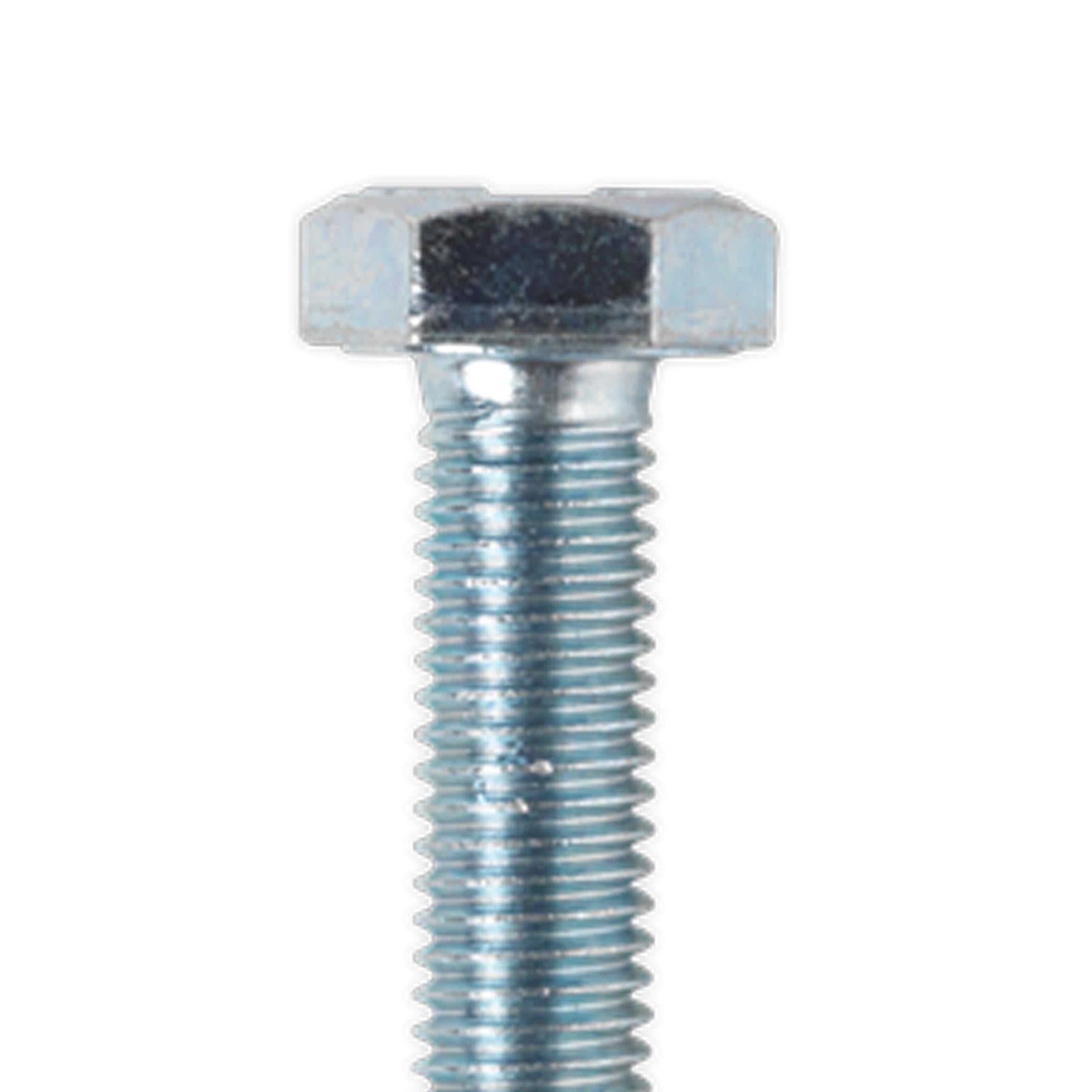 Sealey HT Setscrew M10 x 70mm 8.8 Zinc Pack of 25