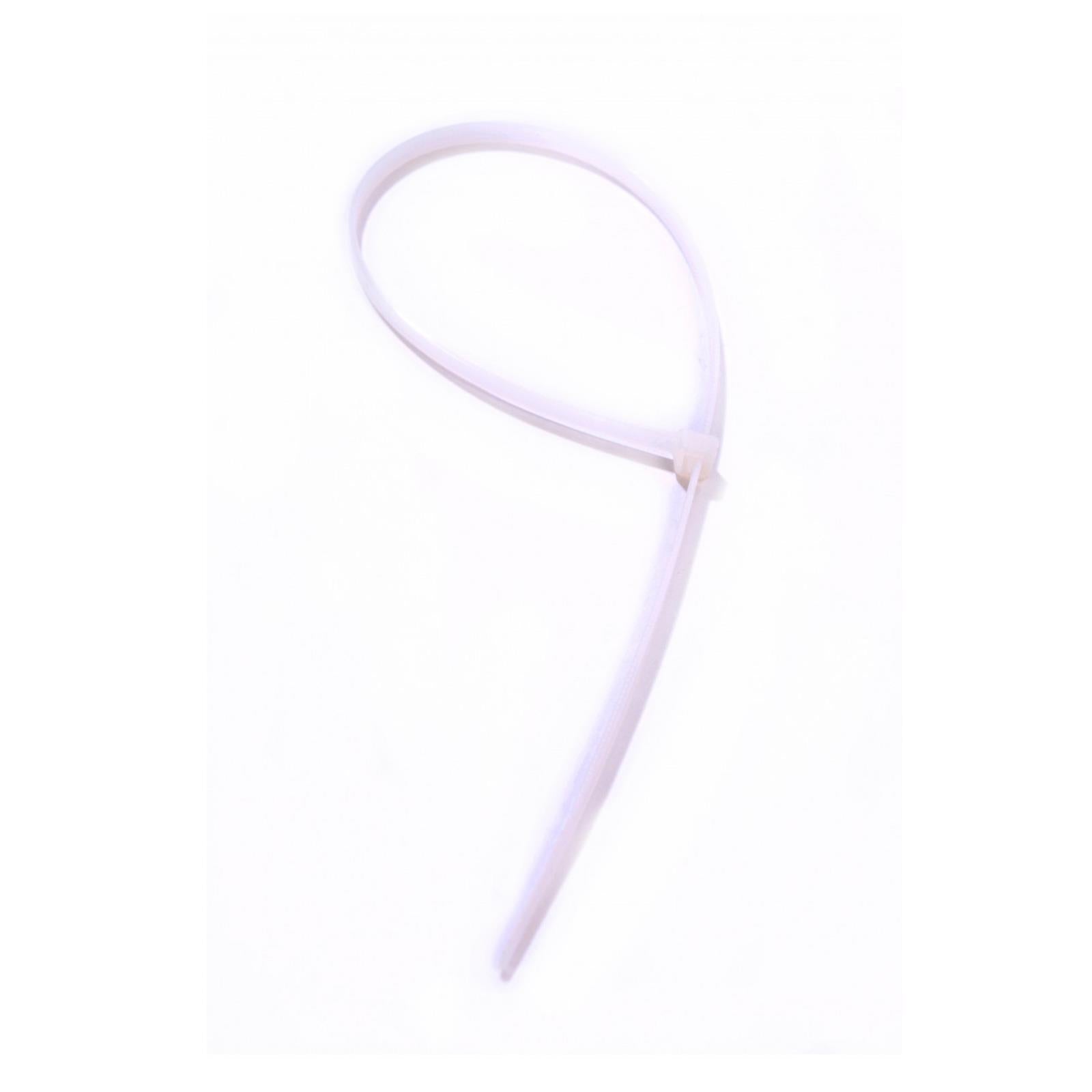 BlueSpot Cable Ties White Releasable SelfLocking Ties 50Pce 4.8mm x 350mm