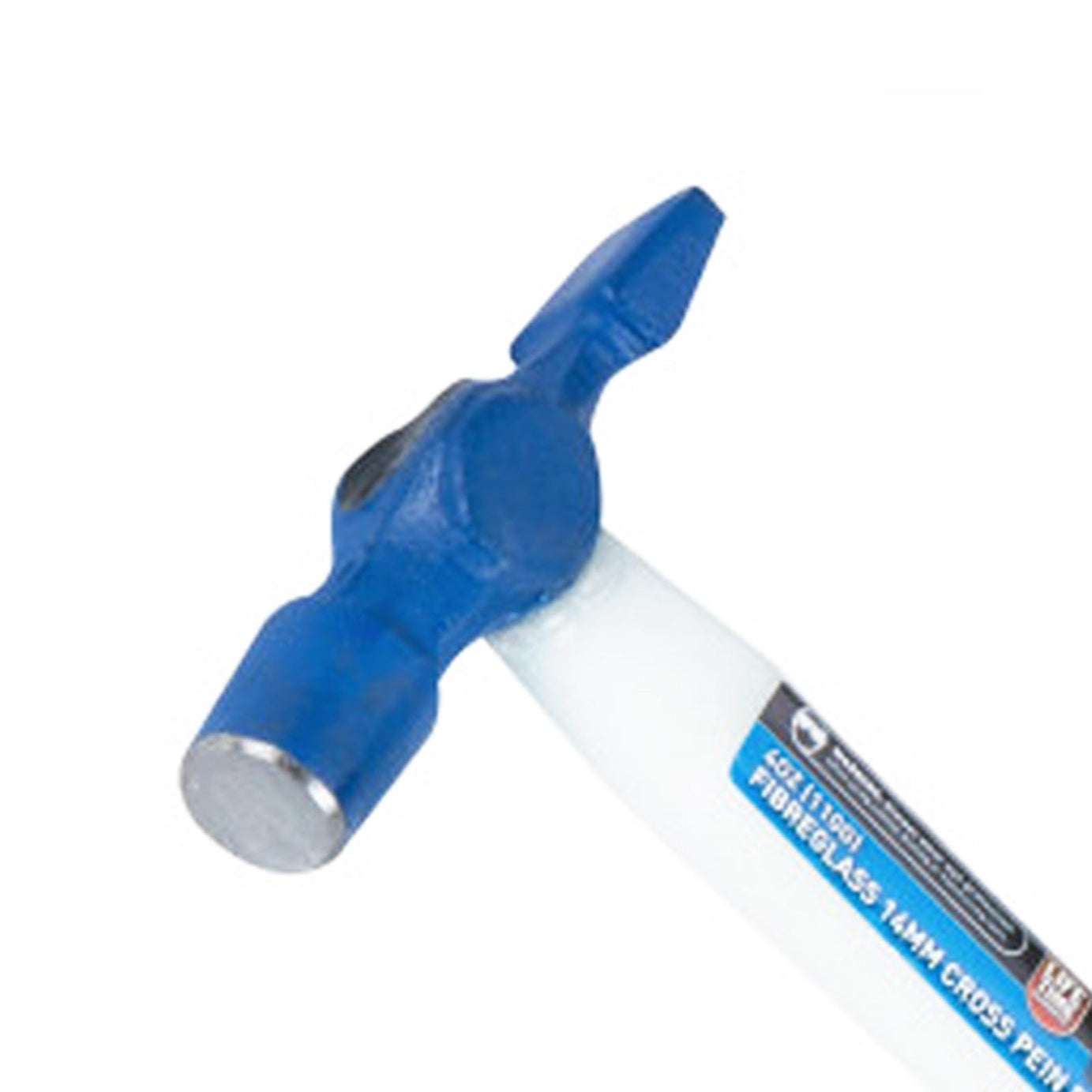 BlueSpot Small Lightweight 4oz Cross Pein Pin Hammer Fibreglass Shaft Handle New