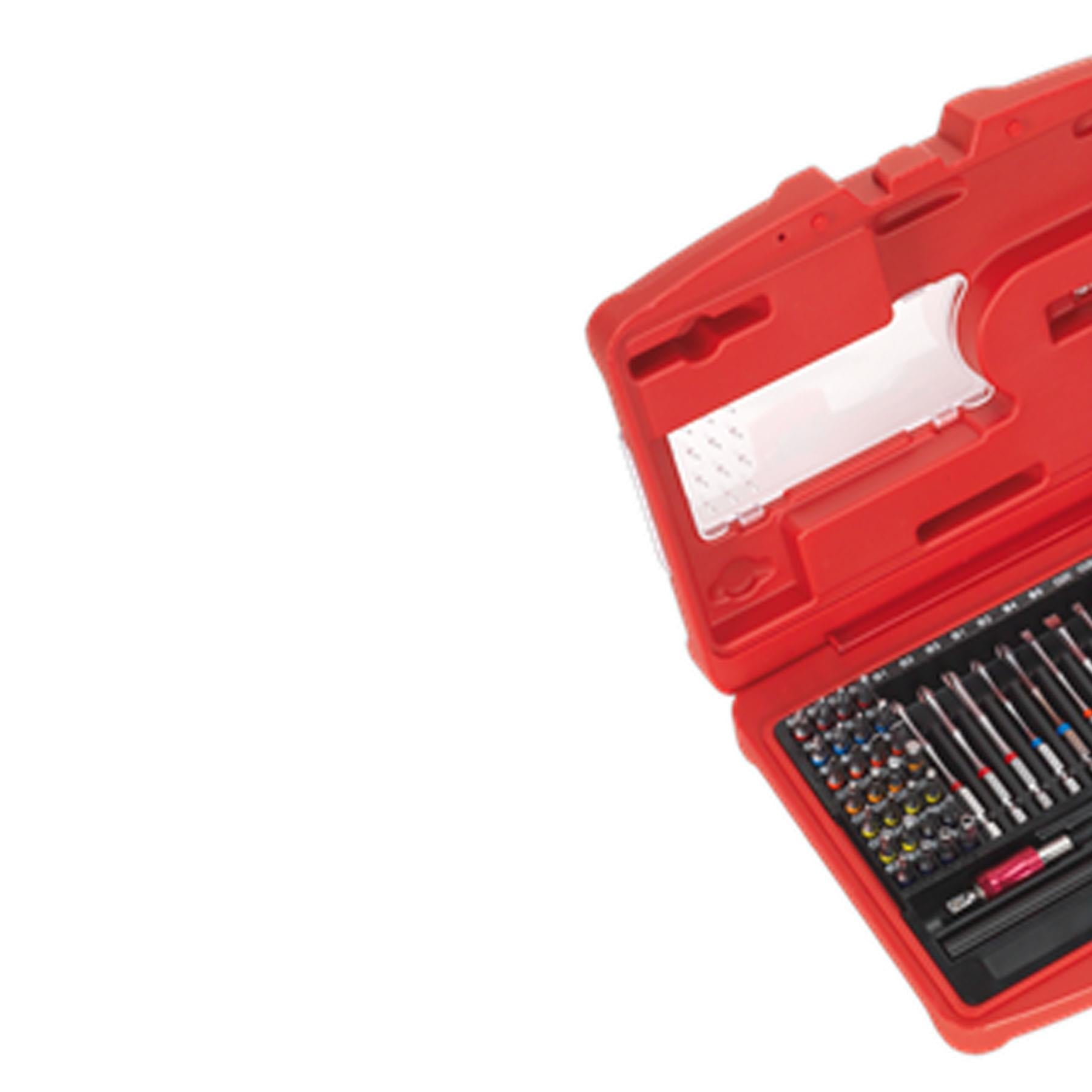 Sealey Fine Tooth Ratchet Screwdriver & Accessory Set 51pc