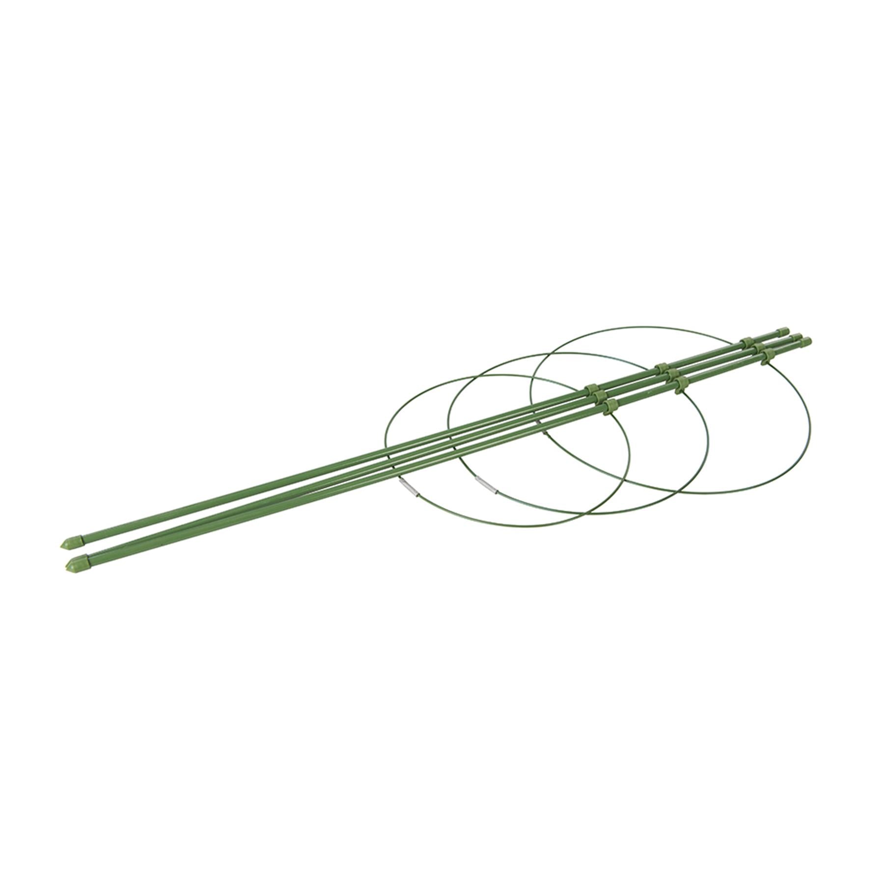 3-Tier Plant Support Durable Steel Rust Resistant Plastc Coating 180 200 & 220mm
