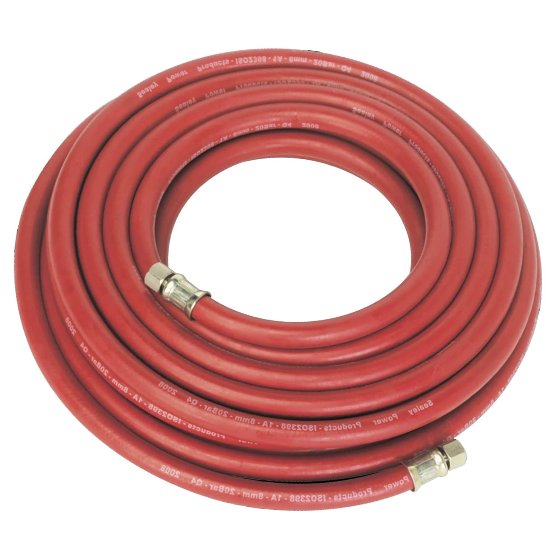 Sealey Air Hose 10m x 8mm with 1/4"BSP Unions