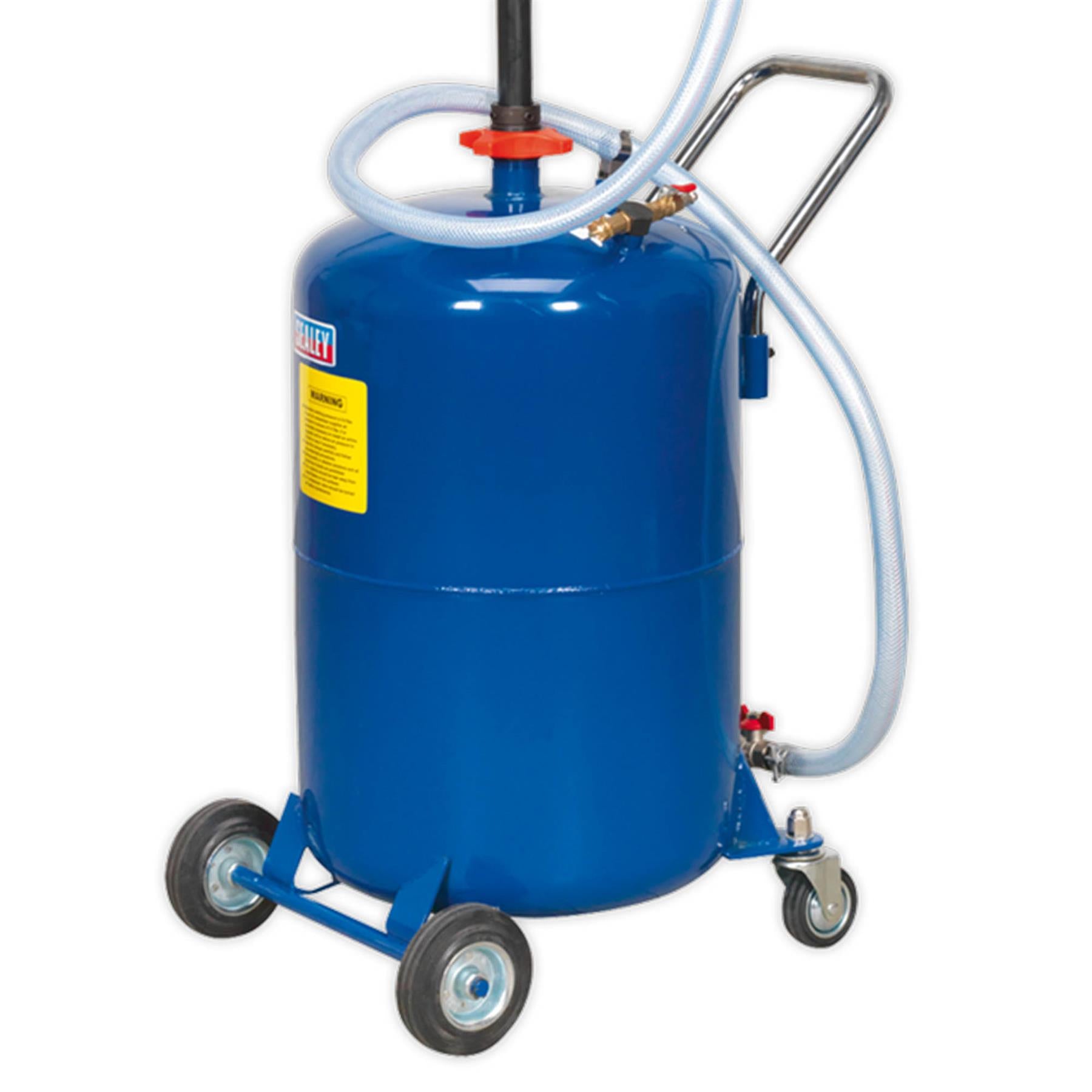 Sealey Waste Oil Drainer 65L Air Discharge