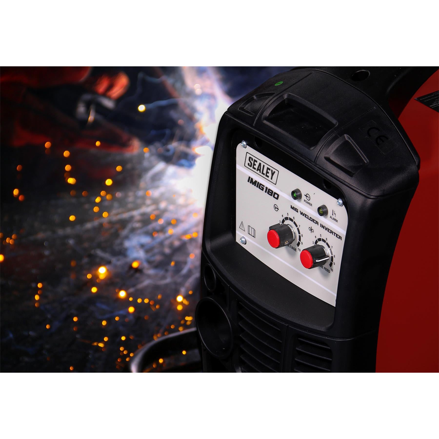 Sealey MIG Welder Inverter 180A Stainless steel, copper, nickel