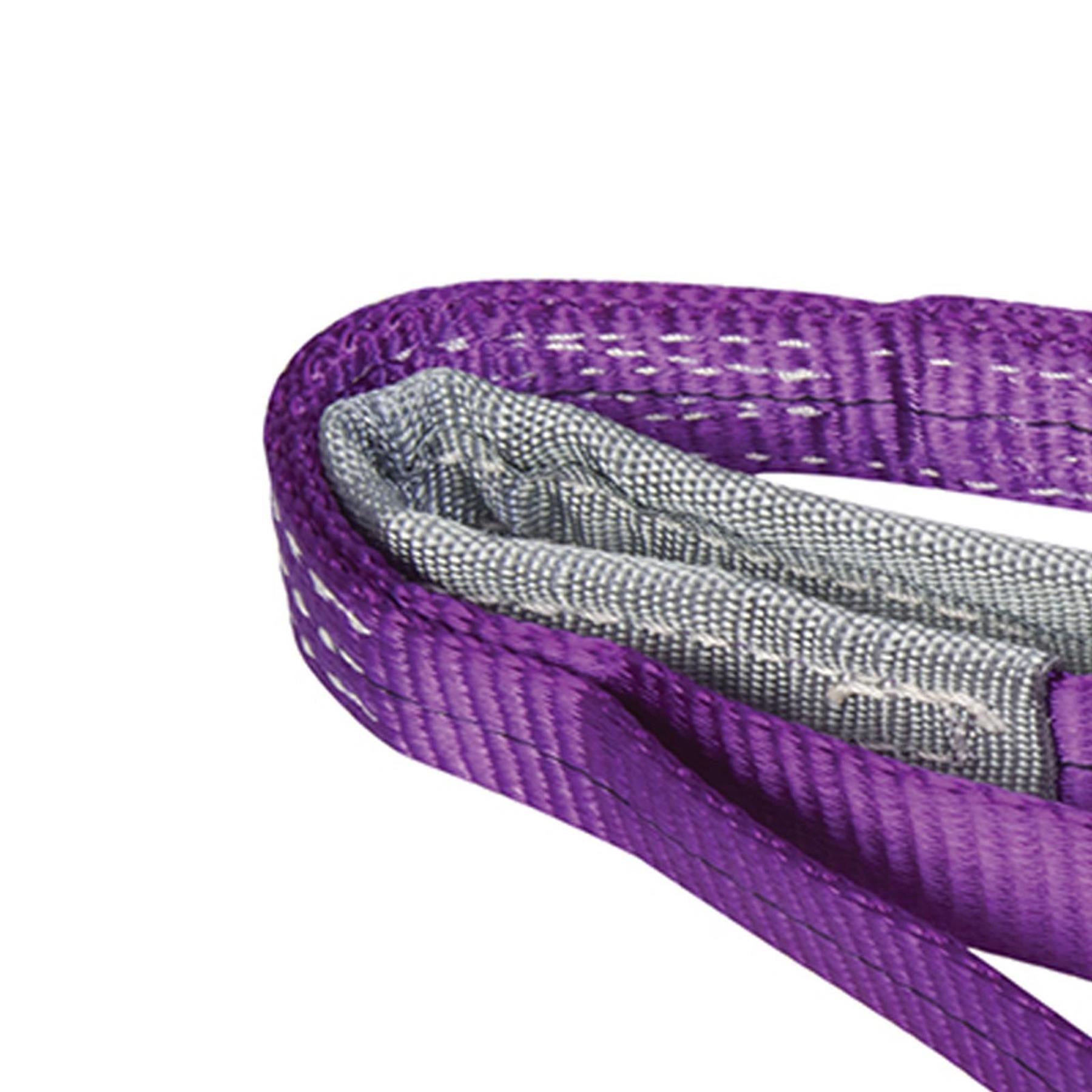 1 Tonne Webbing Lifting Sling Certified Duplex Cargo Strap Hoist Strop 1m