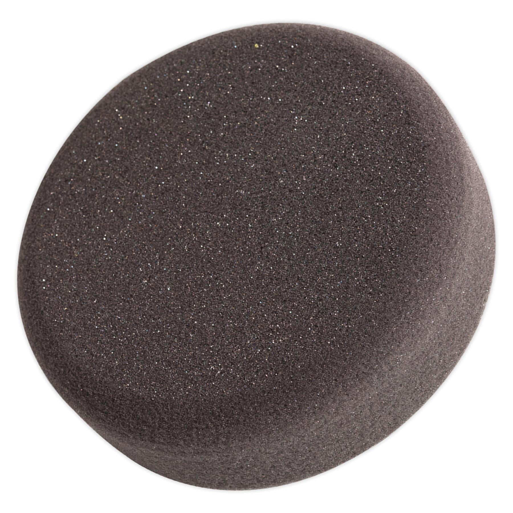 Sealey Buffing & Polishing Foam Head Hook & Loop 150x50mm Blk/Soft
