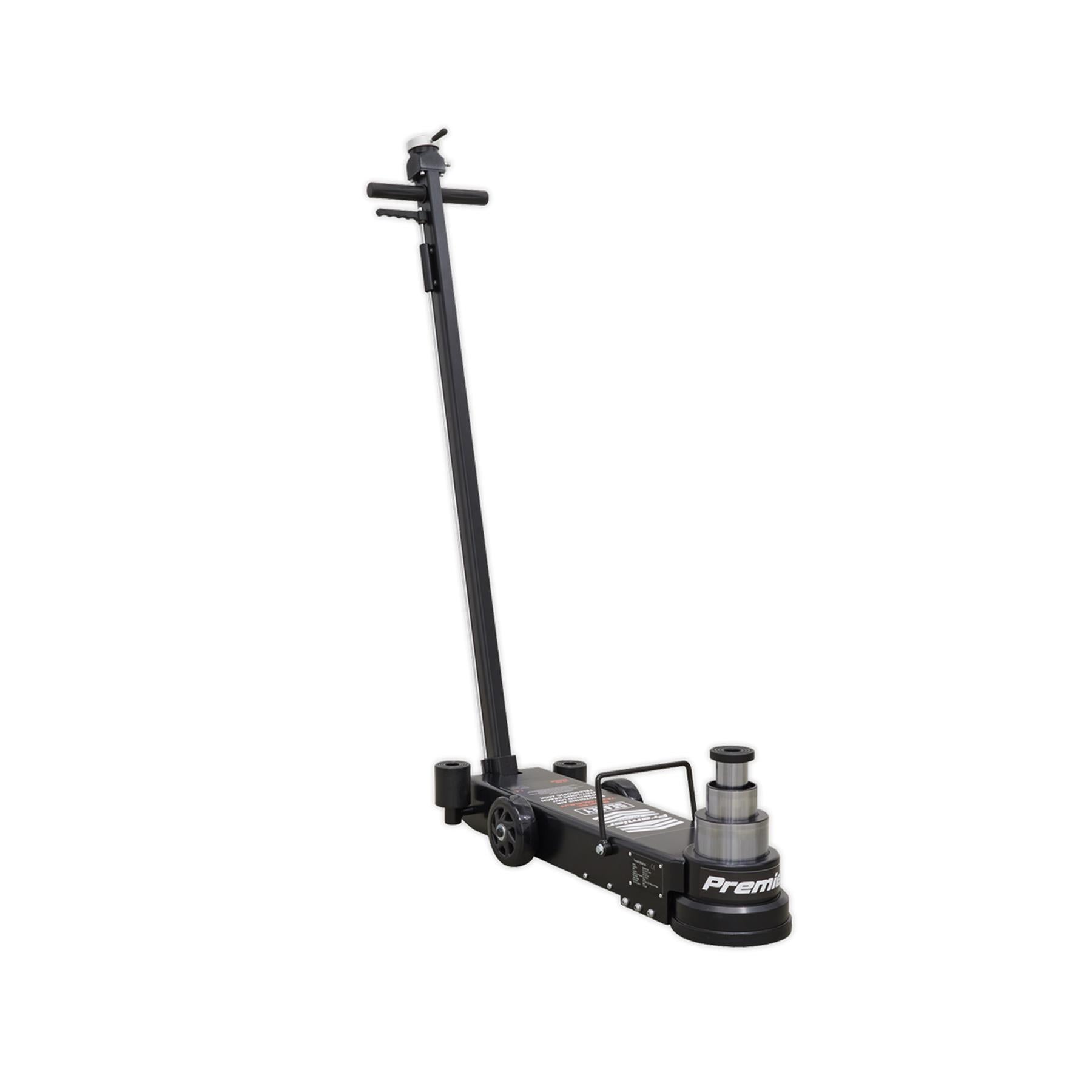 Sealey Air Operated Jack 10-40t Telescopic - Long Reach/Low Entry