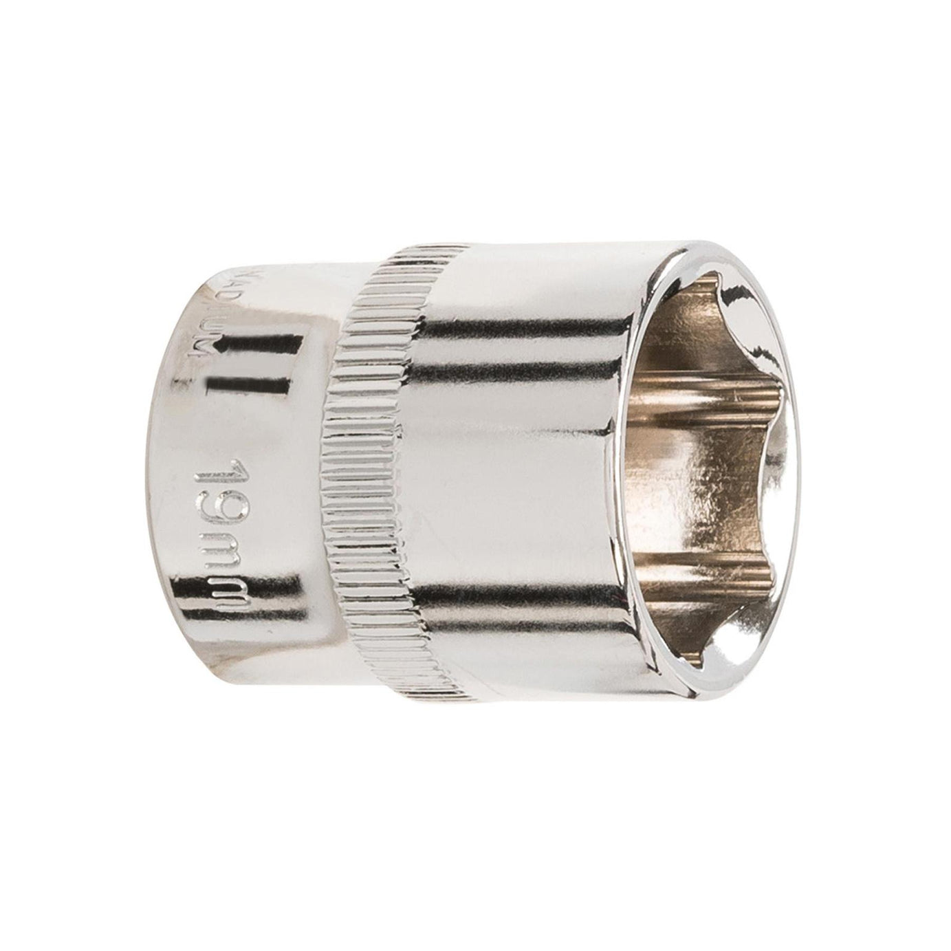 Socket 3/8" Drive Metric Hex Square 19mm Individual Hex Polished Crv Tool