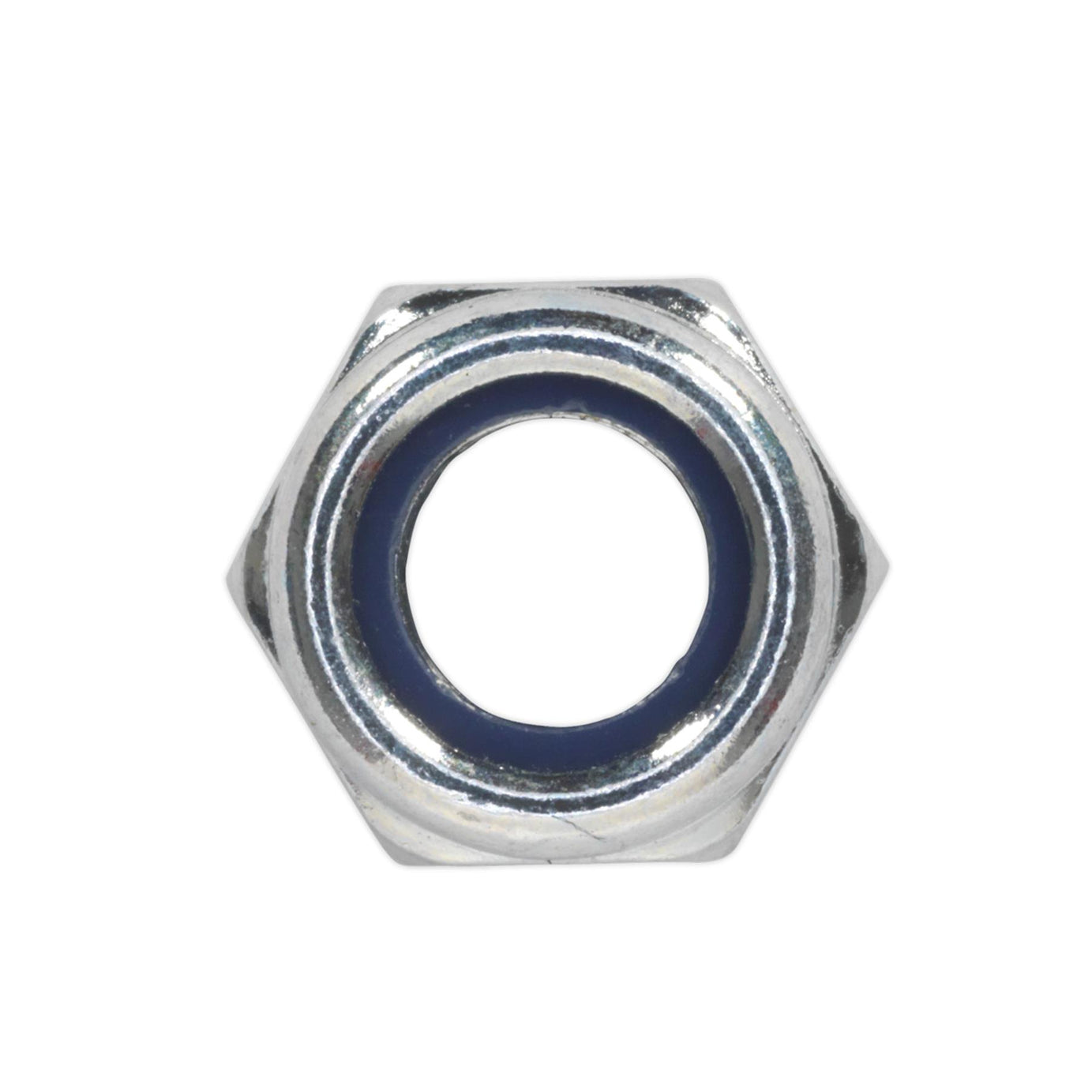 Sealey Nylon Locknut M8 Zinc Pack of 100