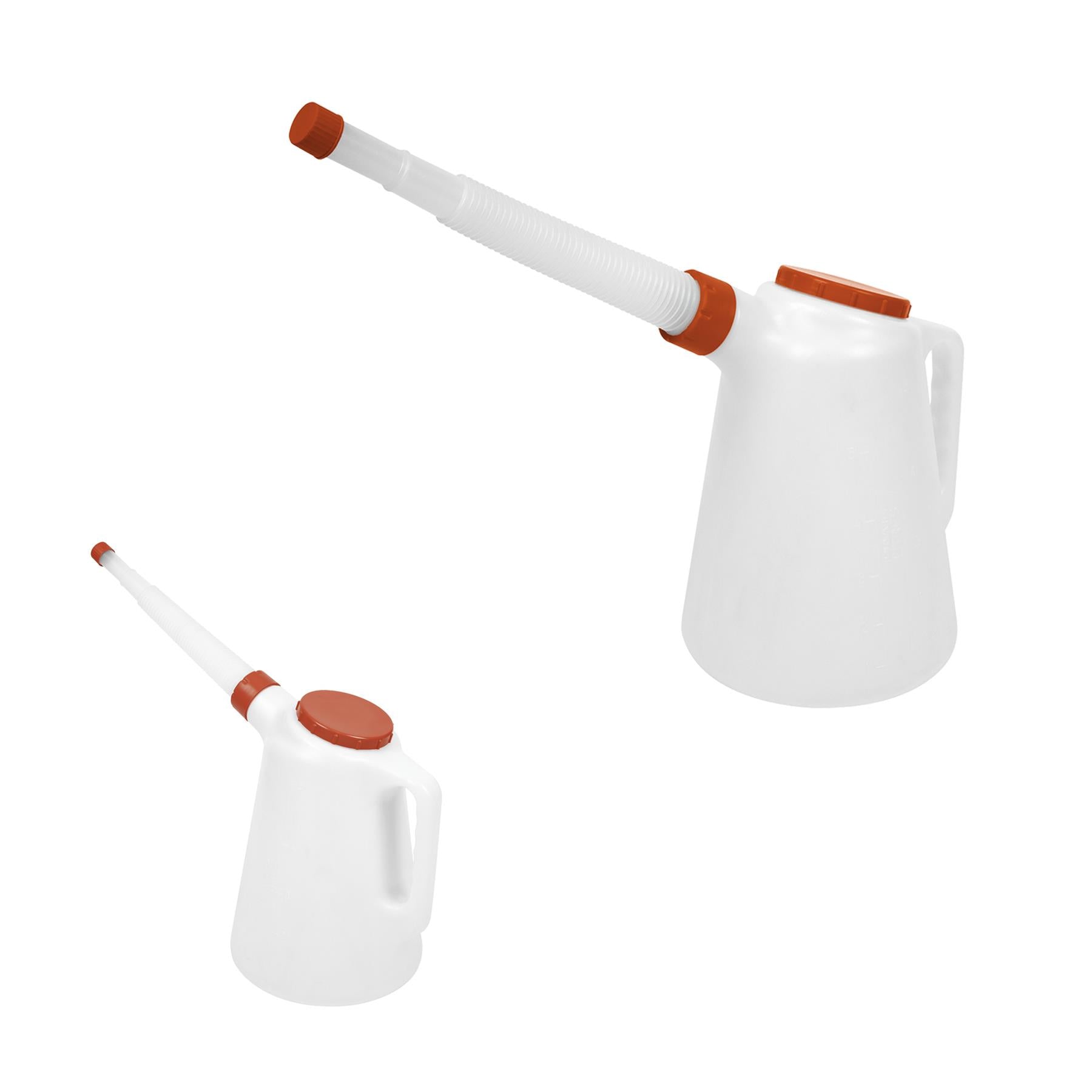 Sealey Oil Container with Red Lid & Flexible Spout 5L