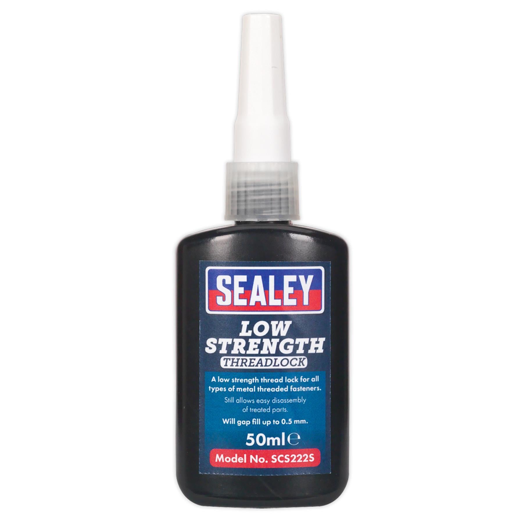Sealey Thread Lock Low Strength 50ml Pack of 12