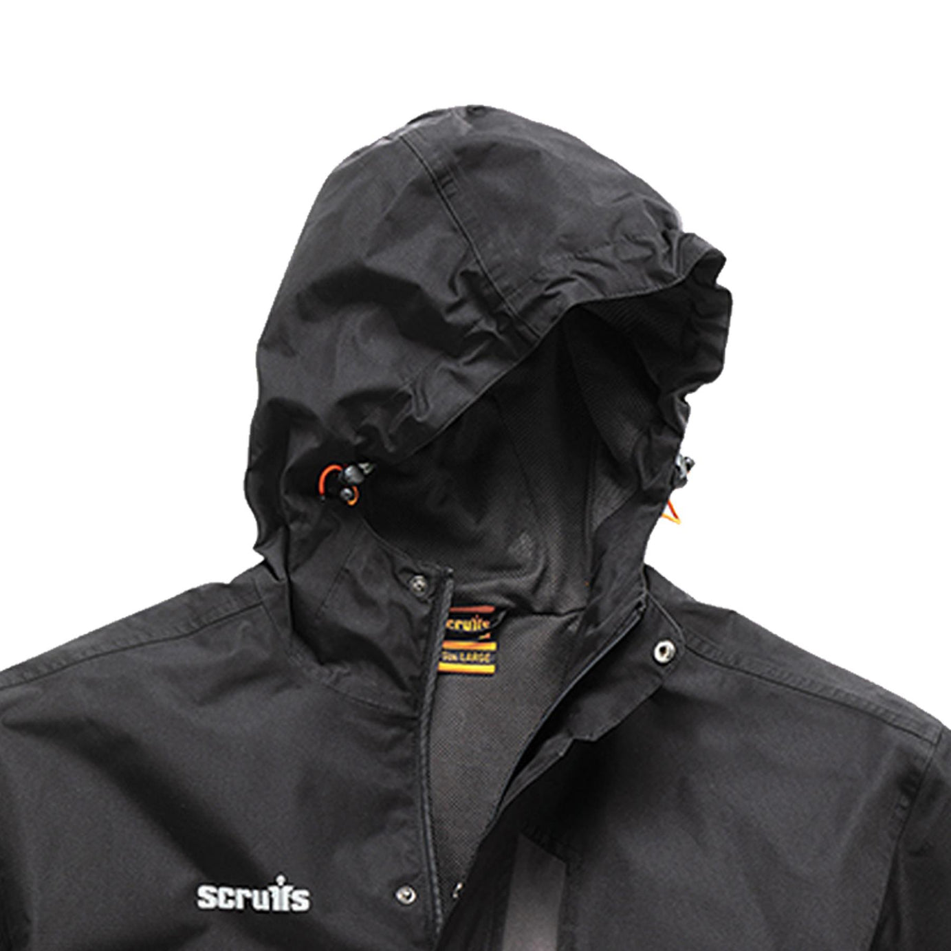 SCRUFFS Waterproof Worker Jacket Black/Graphite L Lightweight Robust NEW 2019 L