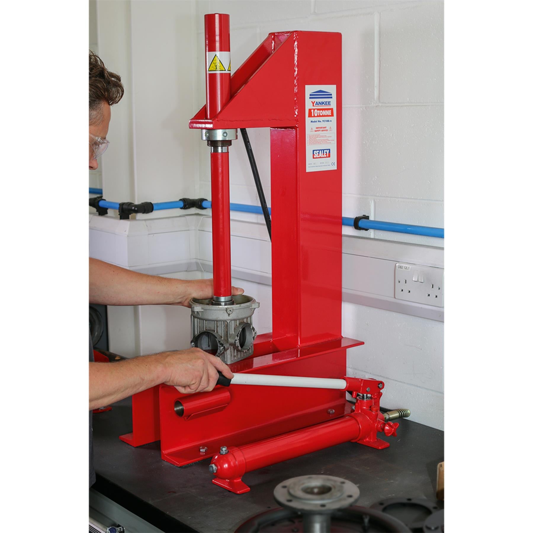Sealey Hydraulic Press 10tonne Bench 'C' Type