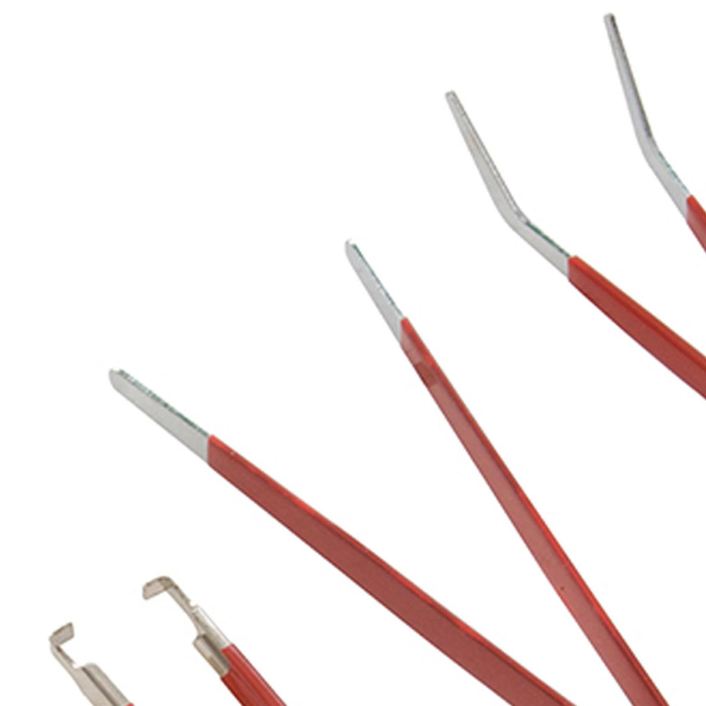 7Pc Tweezer Set For Precise Electronics Modelling Jewellery Beading Wire Work