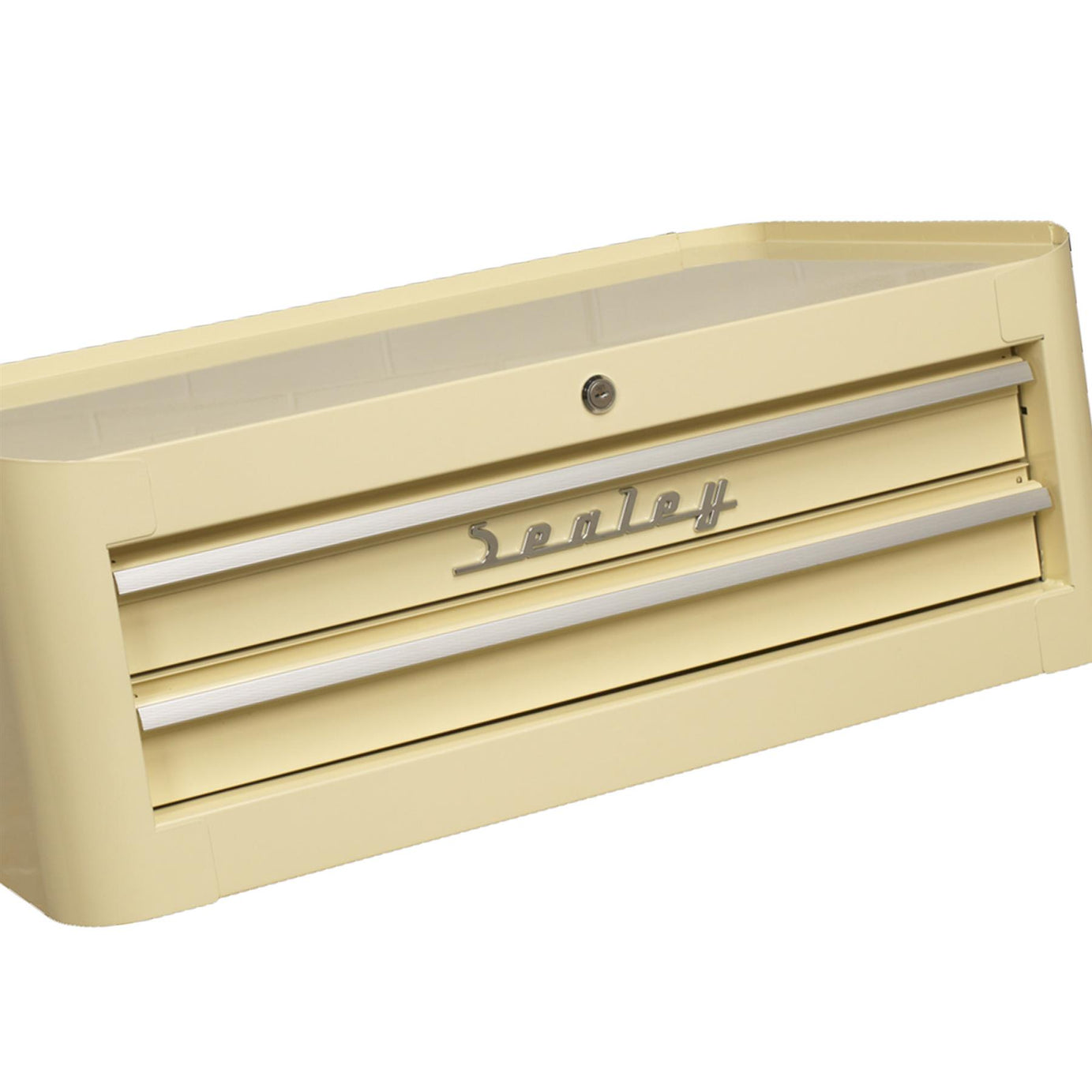 Sealey Mid-Box 2 Drawer Retro Style. two drawers with ball bearing slides