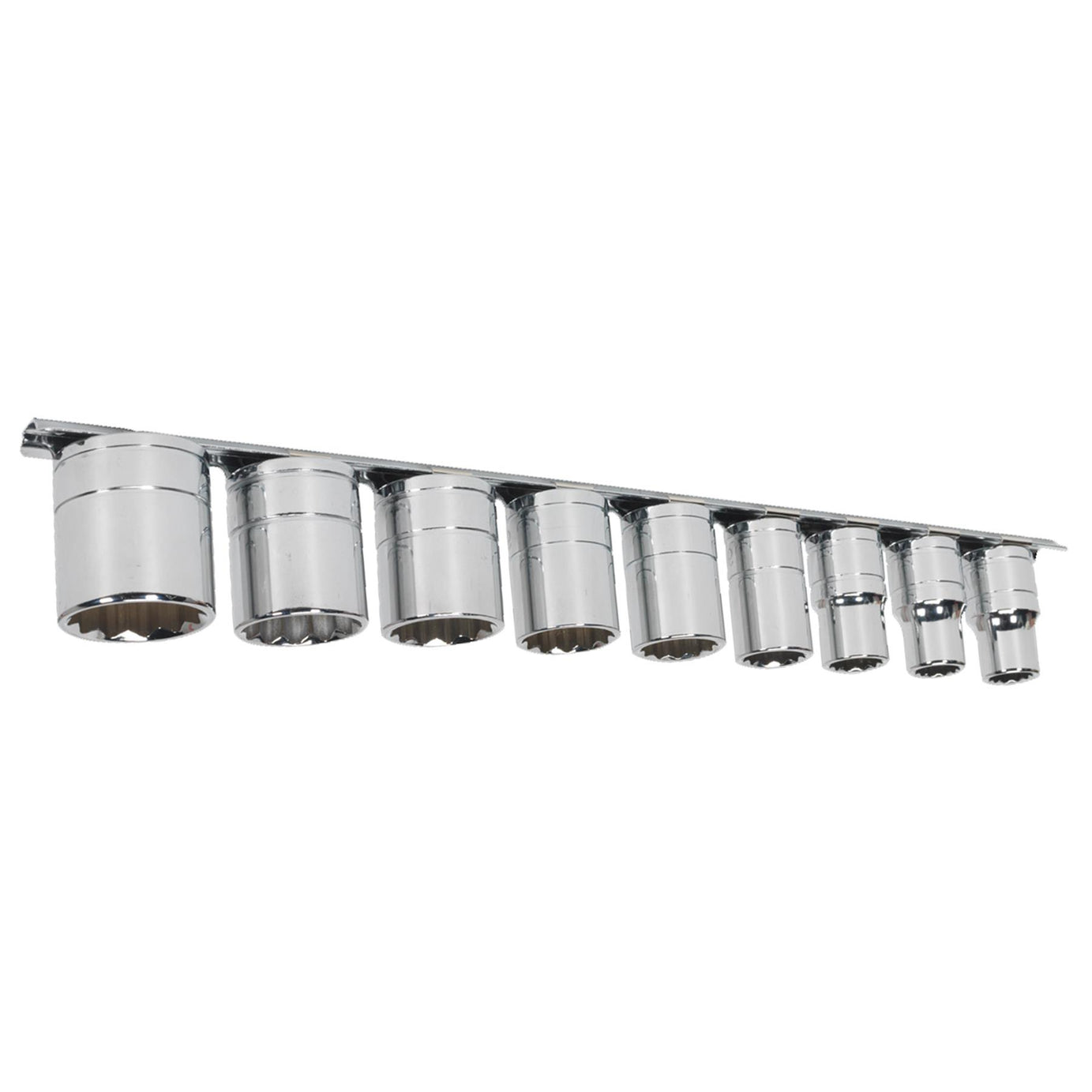 Sealey Socket Set 9pc 1/2"Sq Drive Whitworth