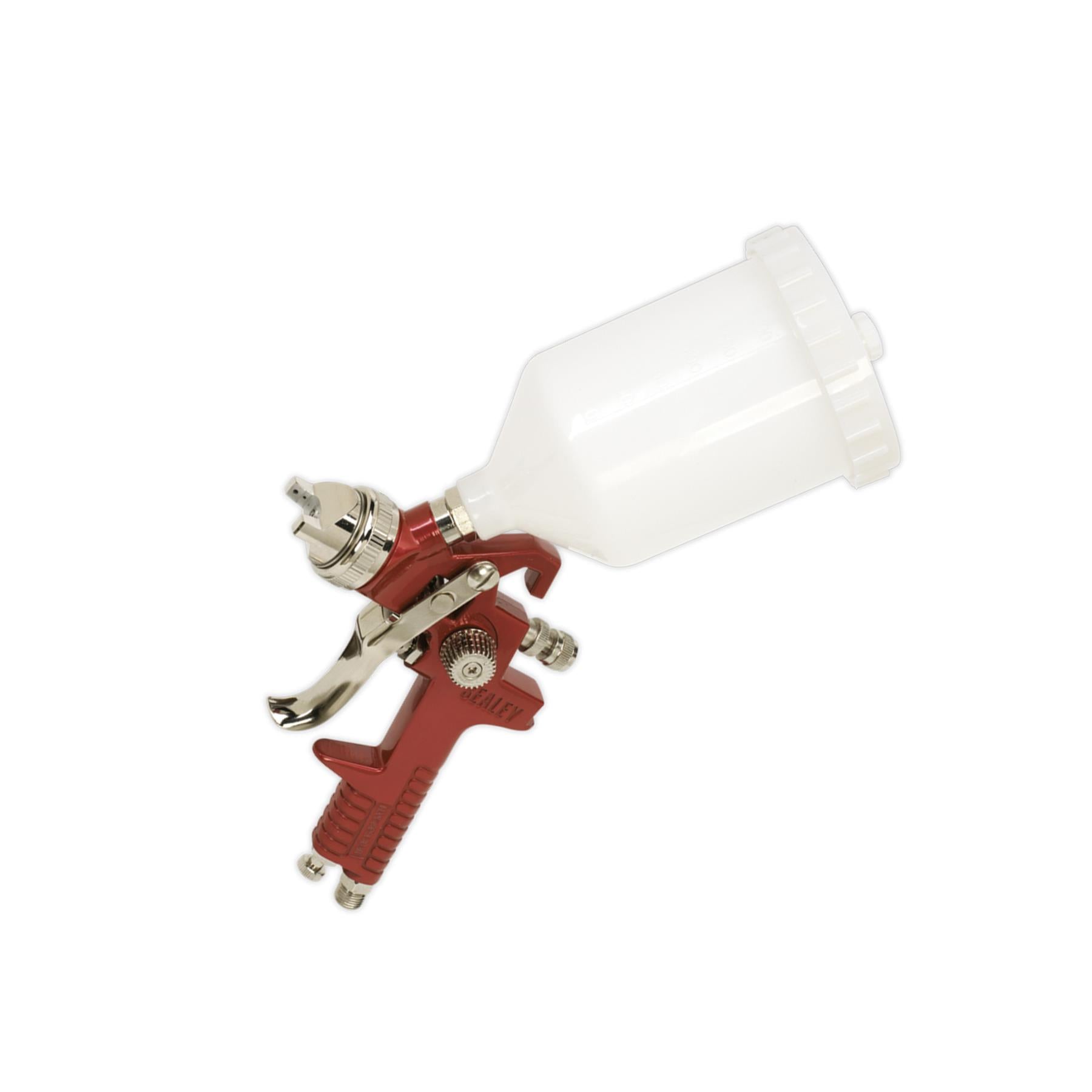 Sealey HVLP Gravity Feed Spray Gun 2mm Set-Up